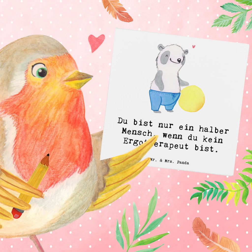 Deluxe Card occupational therapist Heart Einladungskarte, Hochwertige Klappkarte, Hochwertige Grußkarte, Klappkarte, Hochzeitskarte, Geburtstagskarte, Glückwunschkarte, Karte, Grußkarte, Beruf, Ausbildung, Jubiläum, Abschied, Rente, Kollege, Kollegin, Geschenk, Schenken, Arbeitskollege, Mitarbeiter, Firma, Danke, Dankeschön, Ergotherapie, Ergotherapeut