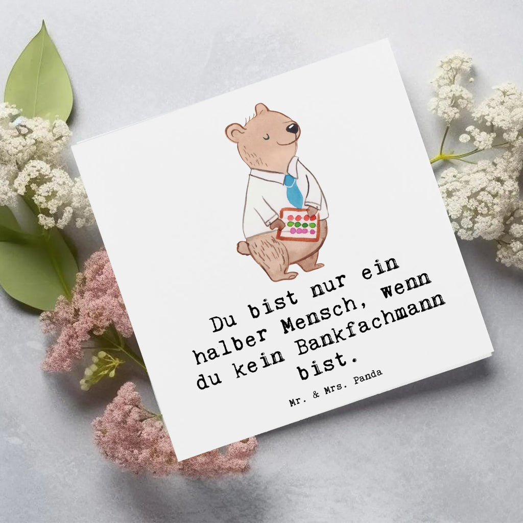 Deluxe Karte Bankfachmann Herz Einladungskarte, Hochwertige Grußkarte, Karte, Klappkarte, Geburtstagskarte, Glückwunschkarte, Grußkarte, Hochzeitskarte, Hochwertige Klappkarte, Beruf, Ausbildung, Jubiläum, Abschied, Rente, Kollege, Kollegin, Geschenk, Schenken, Arbeitskollege, Mitarbeiter, Firma, Danke, Dankeschön, Bänker, Bankfachmann, Bankangestellter, Bankberater