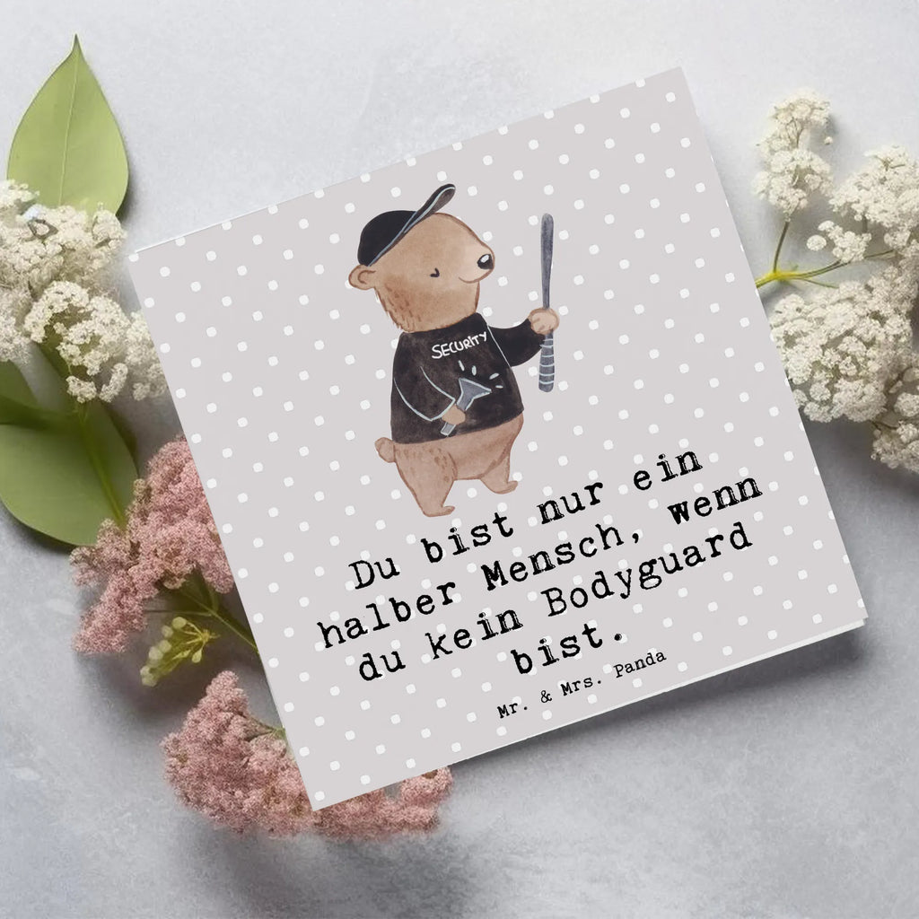 Deluxe Karte Bodyguard Herz Karte, Klappkarte, Glückwunschkarte, Hochwertige Klappkarte, Hochzeitskarte, Geburtstagskarte, Hochwertige Grußkarte, Einladungskarte, Grußkarte, Beruf, Ausbildung, Jubiläum, Abschied, Rente, Kollege, Kollegin, Geschenk, Schenken, Arbeitskollege, Mitarbeiter, Firma, Danke, Dankeschön, Bodyguard, Personenschützer
