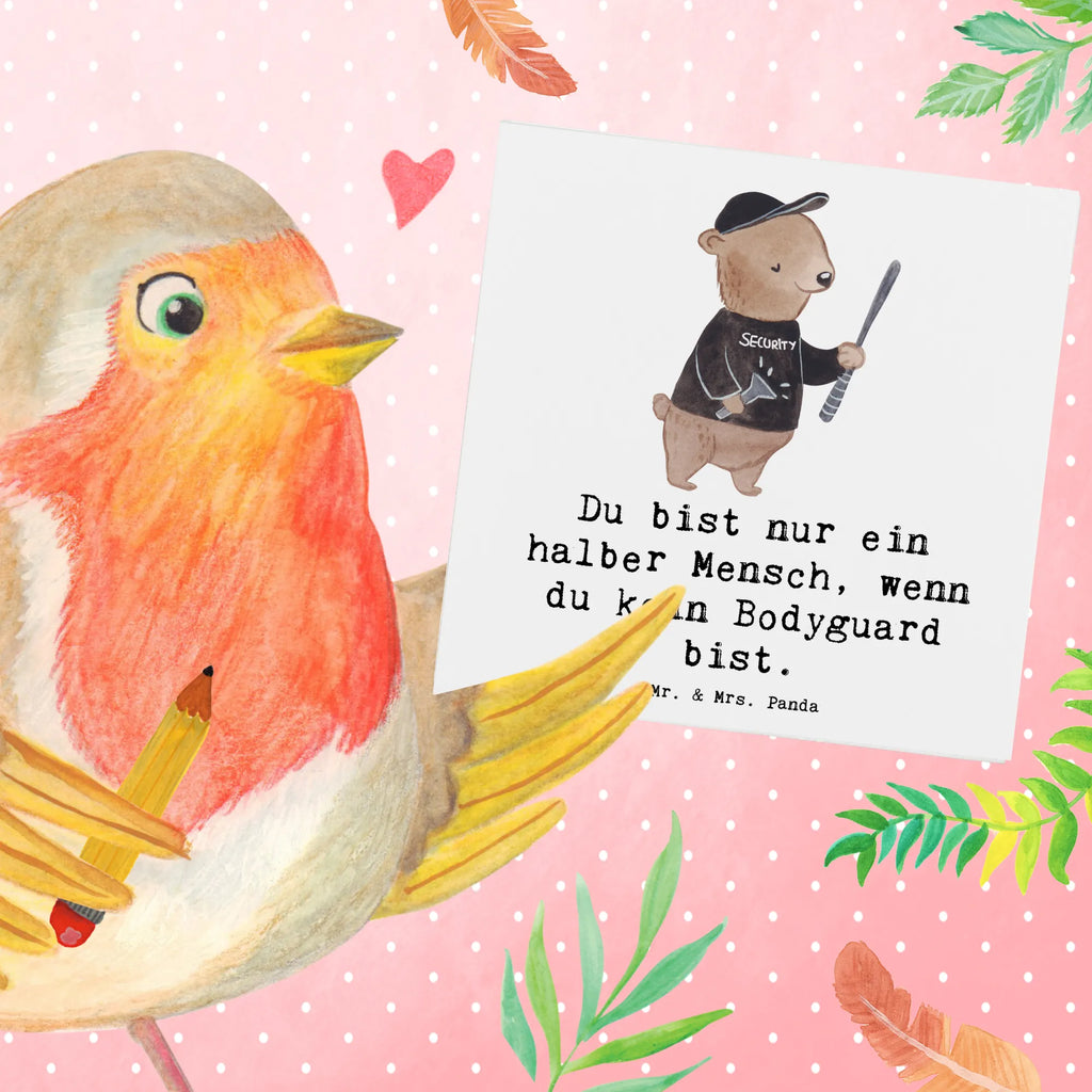 Deluxe Karte Bodyguard Herz Karte, Klappkarte, Glückwunschkarte, Hochwertige Klappkarte, Hochzeitskarte, Geburtstagskarte, Hochwertige Grußkarte, Einladungskarte, Grußkarte, Beruf, Ausbildung, Jubiläum, Abschied, Rente, Kollege, Kollegin, Geschenk, Schenken, Arbeitskollege, Mitarbeiter, Firma, Danke, Dankeschön, Bodyguard, Personenschützer