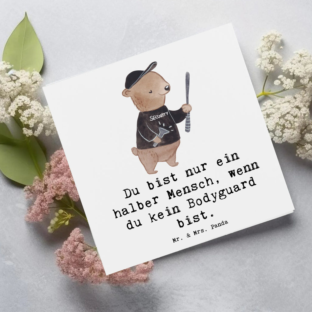 Deluxe Karte Bodyguard Herz Karte, Klappkarte, Glückwunschkarte, Hochwertige Klappkarte, Hochzeitskarte, Geburtstagskarte, Hochwertige Grußkarte, Einladungskarte, Grußkarte, Beruf, Ausbildung, Jubiläum, Abschied, Rente, Kollege, Kollegin, Geschenk, Schenken, Arbeitskollege, Mitarbeiter, Firma, Danke, Dankeschön, Bodyguard, Personenschützer