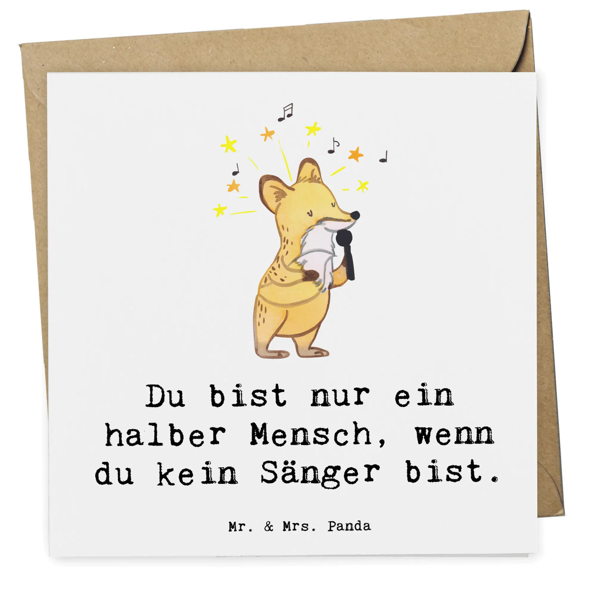 Deluxe Karte Sänger Herz