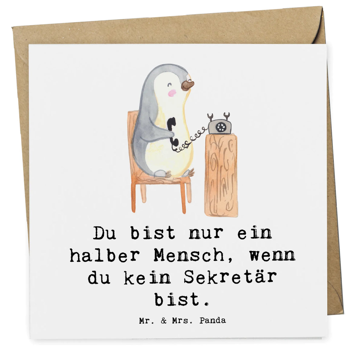 Deluxe Karte Sekretär Herz