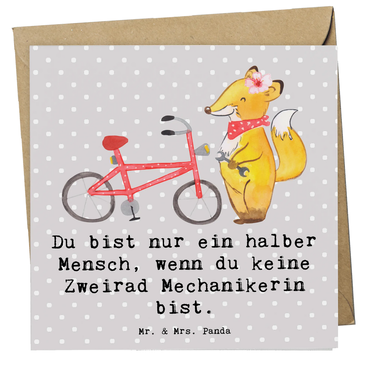 Deluxe Karte Zweirad Mechanikerin Herz doppelkarte, Klappkarte, Grußkarte, faltkarte, Glückwunschkarte, anlasskarte, Geschenk, Schenken, Jubiläum, Danke, Dankeschön, Beruf, Ausbildung, Abschied, Rente, Kollege, Kollegin, Arbeitskollege, Mitarbeiter, Firma