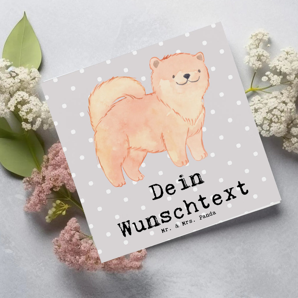 Personalisierte Deluxe Karte Chow-Chow Lebensretter Grußkarte als Geldgeschenk, Personalisiertere Klappkarte, Grußkarte mit persönlichen Nachrichten, Grußkarte selber drucken, Personalisierte Glückwunschkarte, Personalisierte Einladungskarte, Grußkarten personalisiert, Grußkarte mit Namen, Personalisierte Grußkarte, Personalisierte Karte, Personalisierte Geburtstagskarte, Grußkarte selbst gestalten, Personalisierte Hochzeitskarte, Hund, Hunderasse, Rassehund, Hundebesitzer, Geschenk, Tierfreund, Schenken, Welpe, Asiatischer Spitz, Chow-Chow