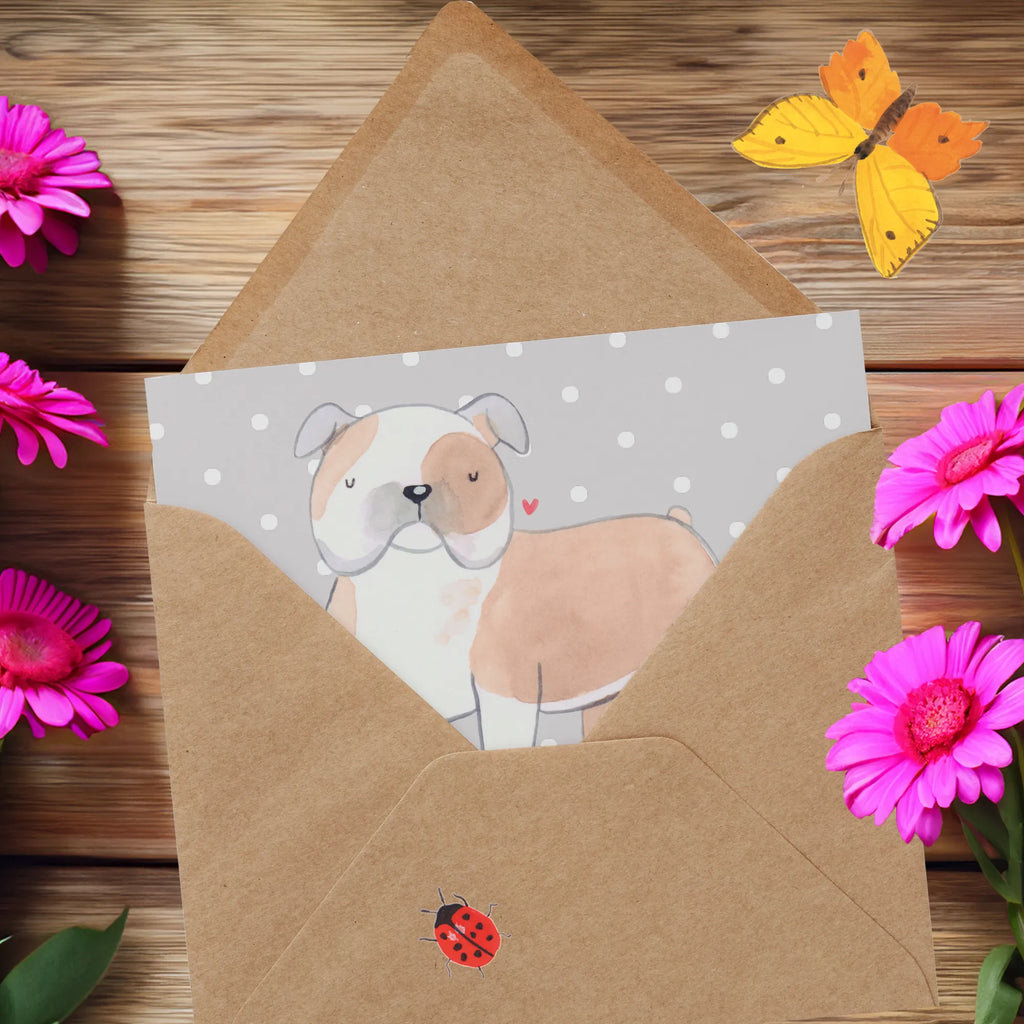Personalized Deluxe Card English Bulldog Lifesaver Grußkarten personalisiert, Grußkarte mit Namen, Personalisierte Karte, Personalisierte Grußkarte, Grußkarte selbst gestalten, Grußkarte mit persönlichen Nachrichten, Personalisierte Einladungskarte, Personalisierte Hochzeitskarte, Personalisierte Glückwunschkarte, Grußkarte selber drucken, Personalisiertere Klappkarte, Personalisierte Geburtstagskarte, Grußkarte als Geldgeschenk, Geschenk, Schenken, Hund, Hunderasse, Rassehund, Hundebesitzer, Tierfreund, Welpe, Englische Bulldogge, English Bulldog