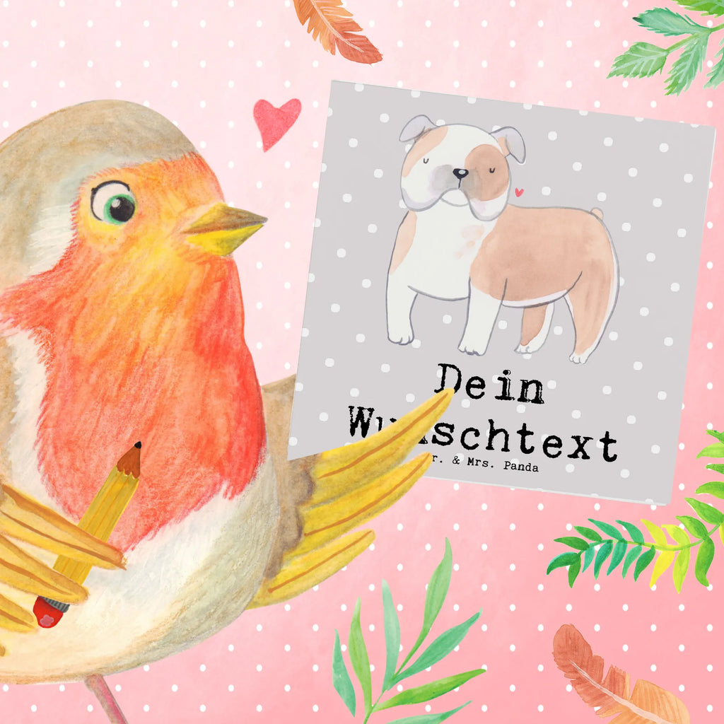 Personalized Deluxe Card English Bulldog Lifesaver Grußkarten personalisiert, Grußkarte mit Namen, Personalisierte Karte, Personalisierte Grußkarte, Grußkarte selbst gestalten, Grußkarte mit persönlichen Nachrichten, Personalisierte Einladungskarte, Personalisierte Hochzeitskarte, Personalisierte Glückwunschkarte, Grußkarte selber drucken, Personalisiertere Klappkarte, Personalisierte Geburtstagskarte, Grußkarte als Geldgeschenk, Geschenk, Schenken, Hund, Hunderasse, Rassehund, Hundebesitzer, Tierfreund, Welpe, Englische Bulldogge, English Bulldog