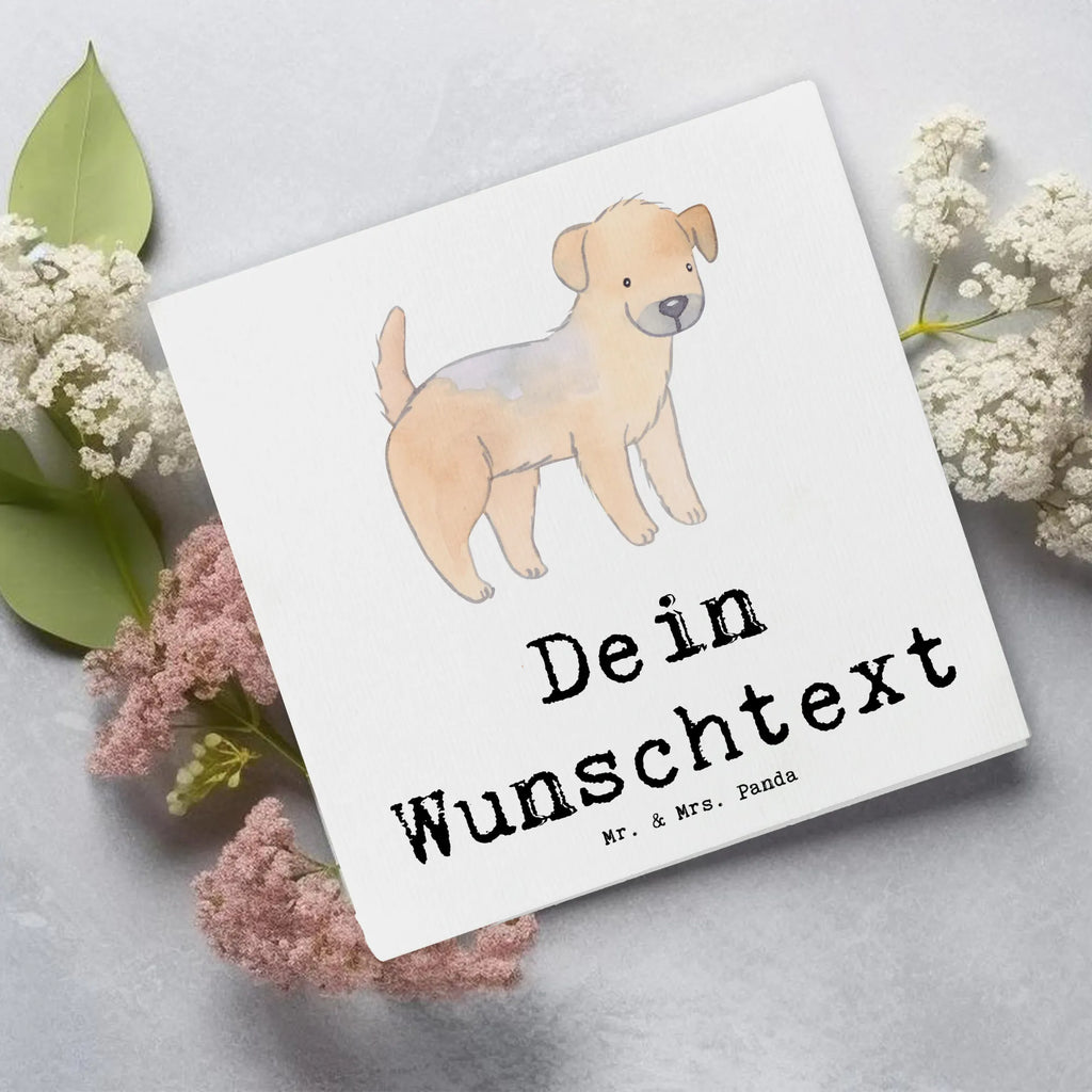 Personalisierte Deluxe Karte Border Terrier Lebensretter Personalisierte Glückwunschkarte, Personalisierte Hochzeitskarte, Personalisierte Grußkarte, Personalisierte Geburtstagskarte, Grußkarte mit persönlichen Nachrichten, Grußkarte als Geldgeschenk, Personalisiertere Klappkarte, Grußkarte selbst gestalten, Personalisierte Karte, Grußkarten personalisiert, Grußkarte selber drucken, Grußkarte mit Namen, Personalisierte Einladungskarte, Hund, Hunderasse, Rassehund, Hundebesitzer, Geschenk, Tierfreund, Schenken, Welpe, Border Terrier