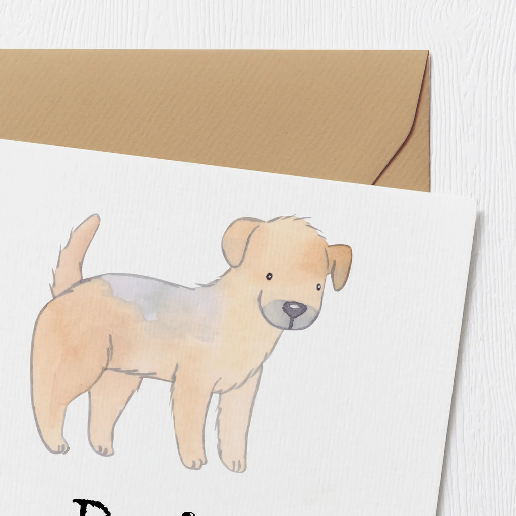 Personalisierte Deluxe Karte Border Terrier Lebensretter Personalisierte Glückwunschkarte, Personalisierte Hochzeitskarte, Personalisierte Grußkarte, Personalisierte Geburtstagskarte, Grußkarte mit persönlichen Nachrichten, Grußkarte als Geldgeschenk, Personalisiertere Klappkarte, Grußkarte selbst gestalten, Personalisierte Karte, Grußkarten personalisiert, Grußkarte selber drucken, Grußkarte mit Namen, Personalisierte Einladungskarte, Hund, Hunderasse, Rassehund, Hundebesitzer, Geschenk, Tierfreund, Schenken, Welpe, Border Terrier
