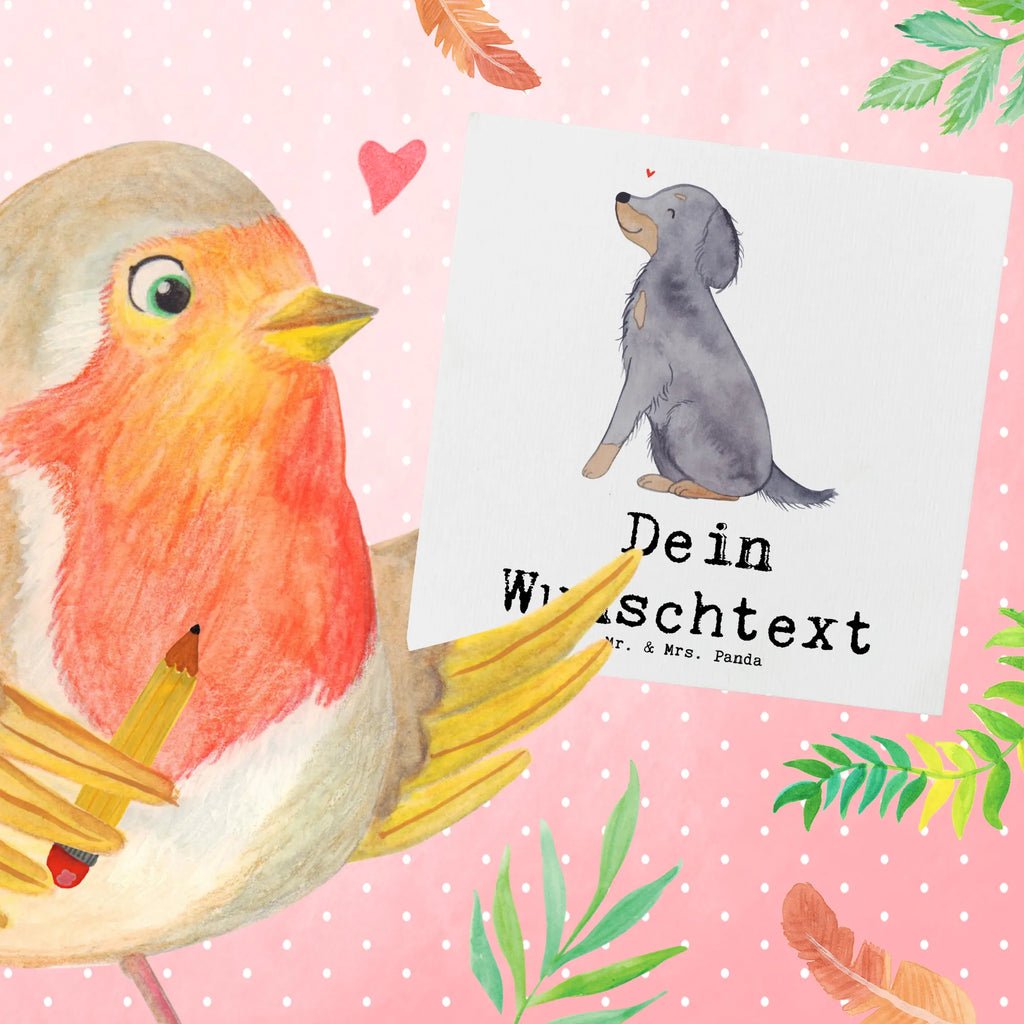 Personalisierte Deluxe Karte Gordon Setter Lebensretter Grußkarte als Geldgeschenk, Personalisierte Karte, Grußkarte mit persönlichen Nachrichten, Grußkarte selbst gestalten, Personalisierte Grußkarte, Personalisierte Geburtstagskarte, Personalisierte Einladungskarte, Personalisierte Glückwunschkarte, Personalisierte Hochzeitskarte, Personalisiertere Klappkarte, Grußkarte mit Namen, Grußkarte selber drucken, Grußkarten personalisiert, Hund, Hunderasse, Rassehund, Hundebesitzer, Geschenk, Tierfreund, Schenken, Welpe, Gordon Shetter, Jagdhund