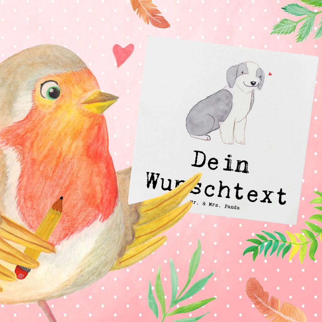 Personalisierte Deluxe Karte Bearded Collie Lebensretter Grußkarte selber drucken, Grußkarte mit persönlichen Nachrichten, Grußkarte als Geldgeschenk, Grußkarte selbst gestalten, Personalisierte Glückwunschkarte, Personalisierte Einladungskarte, Personalisierte Hochzeitskarte, Personalisierte Geburtstagskarte, Personalisierte Karte, Personalisiertere Klappkarte, Grußkarten personalisiert, Personalisierte Grußkarte, Grußkarte mit Namen, Hund, Hunderasse, Rassehund, Hundebesitzer, Geschenk, Tierfreund, Schenken, Welpe, britischer Hütehund, Bearded Collie