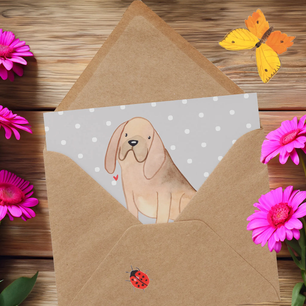 Personalized Deluxe Card Bloodhound Lifesaver Personalisierte Glückwunschkarte, Personalisierte Hochzeitskarte, Personalisierte Karte, Grußkarte selbst gestalten, Personalisierte Geburtstagskarte, Grußkarten personalisiert, Grußkarte mit Namen, Grußkarte selber drucken, Personalisierte Grußkarte, Personalisiertere Klappkarte, Grußkarte mit persönlichen Nachrichten, Personalisierte Einladungskarte, Grußkarte als Geldgeschenk, Hund, Hunderasse, Rassehund, Hundebesitzer, Geschenk, Tierfreund, Schenken, Welpe, St. Hubertushund, Bloodhound, Bluthund, Chien de Saint Hubert