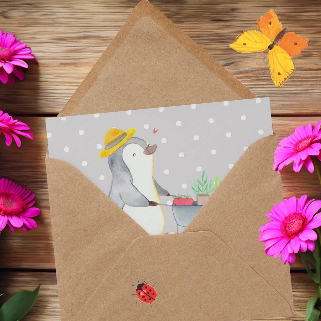 Personalized Deluxe Card penguin gardening Grußkarte mit Namen, Personalisiertere Klappkarte, Grußkarte mit persönlichen Nachrichten, Personalisierte Grußkarte, Personalisierte Geburtstagskarte, Grußkarten personalisiert, Personalisierte Karte, Grußkarte selbst gestalten, Grußkarte als Geldgeschenk, Personalisierte Glückwunschkarte, Grußkarte selber drucken, Personalisierte Einladungskarte, Personalisierte Hochzeitskarte, Geschenk, Sport, Sportart, Hobby, Schenken, Danke, Dankeschön, Auszeichnung, Gewinn, Sportler, Gärtnern, Gartenpflege, Gartenarbeit, Urban gardening