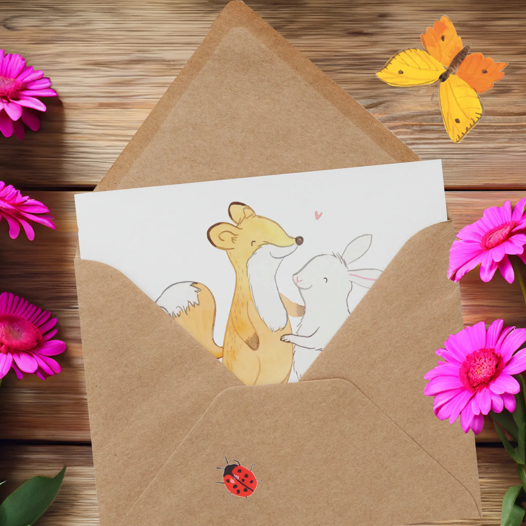 Personalized Deluxe Card fox rabbit meet friends Personalisierte Geburtstagskarte, Grußkarte mit Namen, Grußkarten personalisiert, Personalisiertere Klappkarte, Personalisierte Hochzeitskarte, Personalisierte Karte, Grußkarte als Geldgeschenk, Personalisierte Glückwunschkarte, Personalisierte Einladungskarte, Grußkarte selbst gestalten, Personalisierte Grußkarte, Grußkarte mit persönlichen Nachrichten, Grußkarte selber drucken, Geschenk, Sport, Sportart, Hobby, Schenken, Danke, Dankeschön, Auszeichnung, Gewinn, Sportler, Freunde treffen