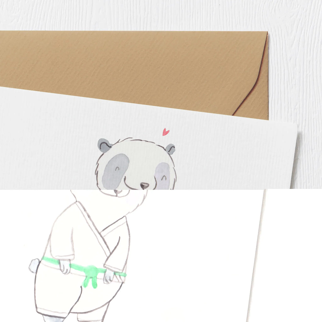 Personalized Deluxe Card panda Jiu Jitsu Personalisierte Hochzeitskarte, Grußkarte mit Namen, Personalisierte Grußkarte, Personalisierte Einladungskarte, Grußkarte selber drucken, Personalisierte Glückwunschkarte, Personalisiertere Klappkarte, Grußkarten personalisiert, Personalisierte Geburtstagskarte, Grußkarte selbst gestalten, Grußkarte mit persönlichen Nachrichten, Grußkarte als Geldgeschenk, Personalisierte Karte, Geschenk, Sport, Sportart, Hobby, Schenken, Danke, Dankeschön, Auszeichnung, Gewinn, Sportler, Jiu Jitsu, japanische Kampfkunst, Selbstverteidigung