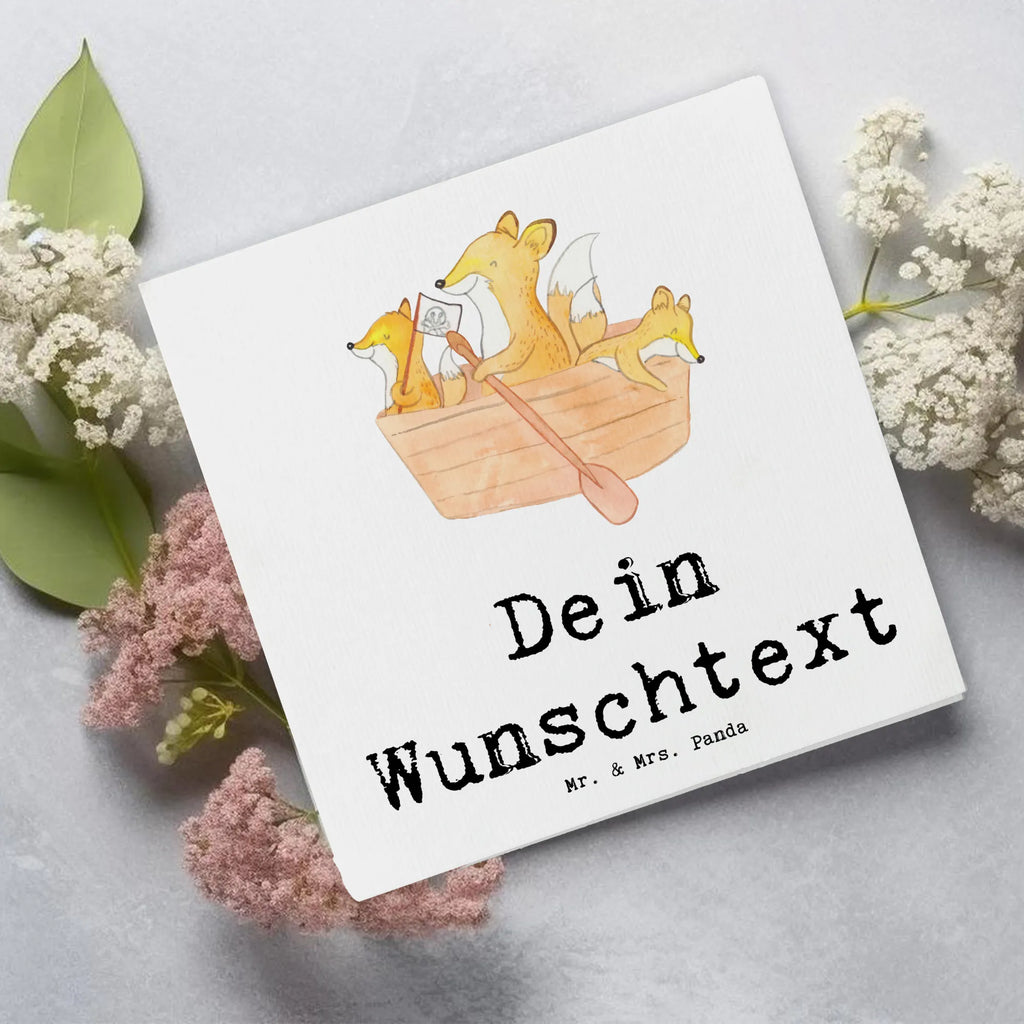 Personalisierte Deluxe Karte Fuchs Kanufahren Personalisierte Grußkarte, Personalisierte Einladungskarte, Grußkarte mit Namen, Grußkarte als Geldgeschenk, Personalisierte Hochzeitskarte, Grußkarte selber drucken, Personalisierte Geburtstagskarte, Personalisierte Glückwunschkarte, Personalisierte Karte, Grußkarten personalisiert, Grußkarte selbst gestalten, Grußkarte mit persönlichen Nachrichten, Personalisiertere Klappkarte, Geschenk, Sport, Sportart, Hobby, Schenken, Danke, Dankeschön, Auszeichnung, Gewinn, Sportler, Paddeltour, Kanu Schule, Kanuverleih, Kanutour, Kanu fahren