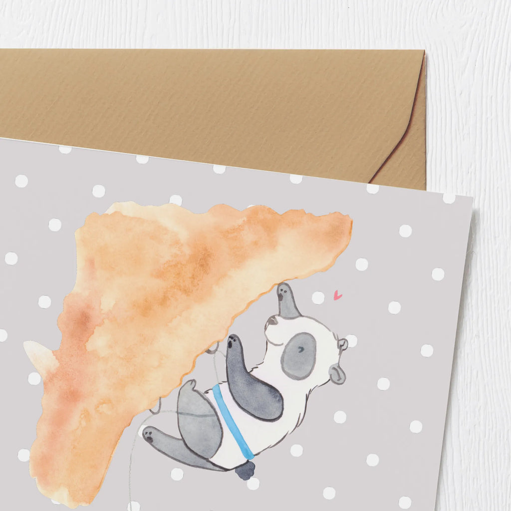 Personalisierte Deluxe Karte Panda Klettern Grußkarte selber drucken, Grußkarte als Geldgeschenk, Personalisierte Geburtstagskarte, Grußkarte mit Namen, Grußkarte selbst gestalten, Personalisierte Glückwunschkarte, Grußkarte mit persönlichen Nachrichten, Personalisiertere Klappkarte, Personalisierte Grußkarte, Grußkarten personalisiert, Personalisierte Karte, Personalisierte Hochzeitskarte, Personalisierte Einladungskarte, Geschenk, Sport, Sportart, Hobby, Schenken, Danke, Dankeschön, Auszeichnung, Gewinn, Sportler, Kletterhalle, Klettersport, Bouldern, Klettern