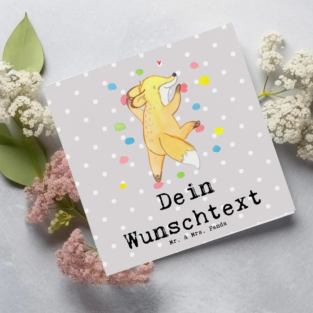 Personalized Deluxe Card Fox bouldering Grußkarte mit persönlichen Nachrichten, Grußkarte mit Namen, Personalisiertere Klappkarte, Grußkarte selbst gestalten, Grußkarte als Geldgeschenk, Grußkarten personalisiert, Personalisierte Grußkarte, Grußkarte selber drucken, Personalisierte Hochzeitskarte, Personalisierte Karte, Personalisierte Einladungskarte, Personalisierte Glückwunschkarte, Personalisierte Geburtstagskarte, Geschenk, Sport, Sportart, Hobby, Schenken, Danke, Dankeschön, Auszeichnung, Gewinn, Sportler, Boulderhalle, Kletterhalle, bouldern, Klettern