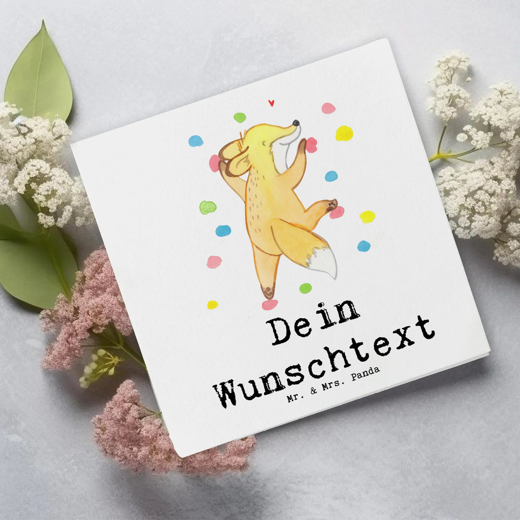 Personalized Deluxe Card Fox bouldering Grußkarte mit persönlichen Nachrichten, Grußkarte mit Namen, Personalisiertere Klappkarte, Grußkarte selbst gestalten, Grußkarte als Geldgeschenk, Grußkarten personalisiert, Personalisierte Grußkarte, Grußkarte selber drucken, Personalisierte Hochzeitskarte, Personalisierte Karte, Personalisierte Einladungskarte, Personalisierte Glückwunschkarte, Personalisierte Geburtstagskarte, Geschenk, Sport, Sportart, Hobby, Schenken, Danke, Dankeschön, Auszeichnung, Gewinn, Sportler, Boulderhalle, Kletterhalle, bouldern, Klettern