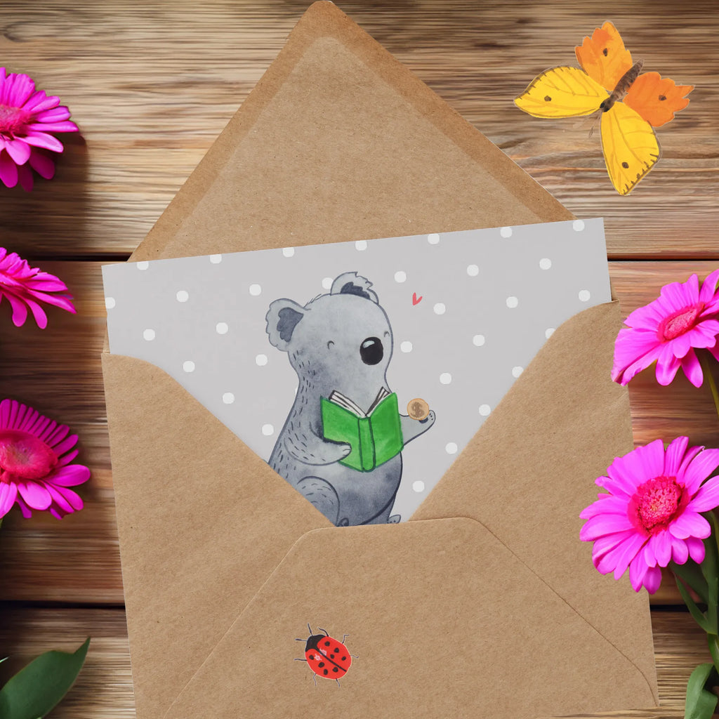 Personalized Deluxe Card Koala bear collect coins Personalisierte Geburtstagskarte, Personalisierte Karte, Grußkarten personalisiert, Grußkarte selbst gestalten, Personalisiertere Klappkarte, Personalisierte Glückwunschkarte, Personalisierte Einladungskarte, Grußkarte selber drucken, Grußkarte mit Namen, Grußkarte mit persönlichen Nachrichten, Personalisierte Hochzeitskarte, Personalisierte Grußkarte, Grußkarte als Geldgeschenk, Geschenk, Sport, Sportart, Hobby, Schenken, Danke, Dankeschön, Auszeichnung, Gewinn, Sportler, Numismatik, Münzen sammeln, Münzen aus aller Welt