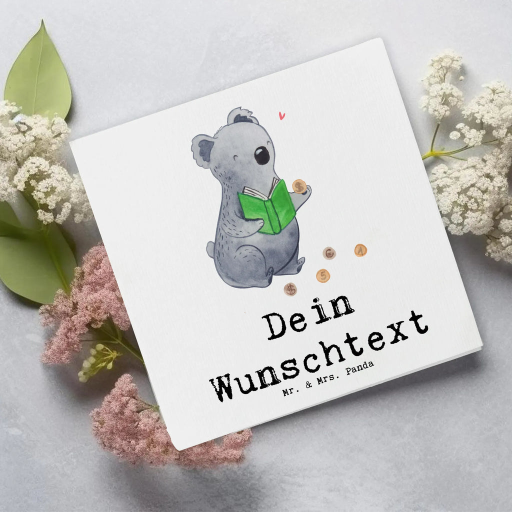Personalized Deluxe Card Koala bear collect coins Personalisierte Geburtstagskarte, Personalisierte Karte, Grußkarten personalisiert, Grußkarte selbst gestalten, Personalisiertere Klappkarte, Personalisierte Glückwunschkarte, Personalisierte Einladungskarte, Grußkarte selber drucken, Grußkarte mit Namen, Grußkarte mit persönlichen Nachrichten, Personalisierte Hochzeitskarte, Personalisierte Grußkarte, Grußkarte als Geldgeschenk, Geschenk, Sport, Sportart, Hobby, Schenken, Danke, Dankeschön, Auszeichnung, Gewinn, Sportler, Numismatik, Münzen sammeln, Münzen aus aller Welt