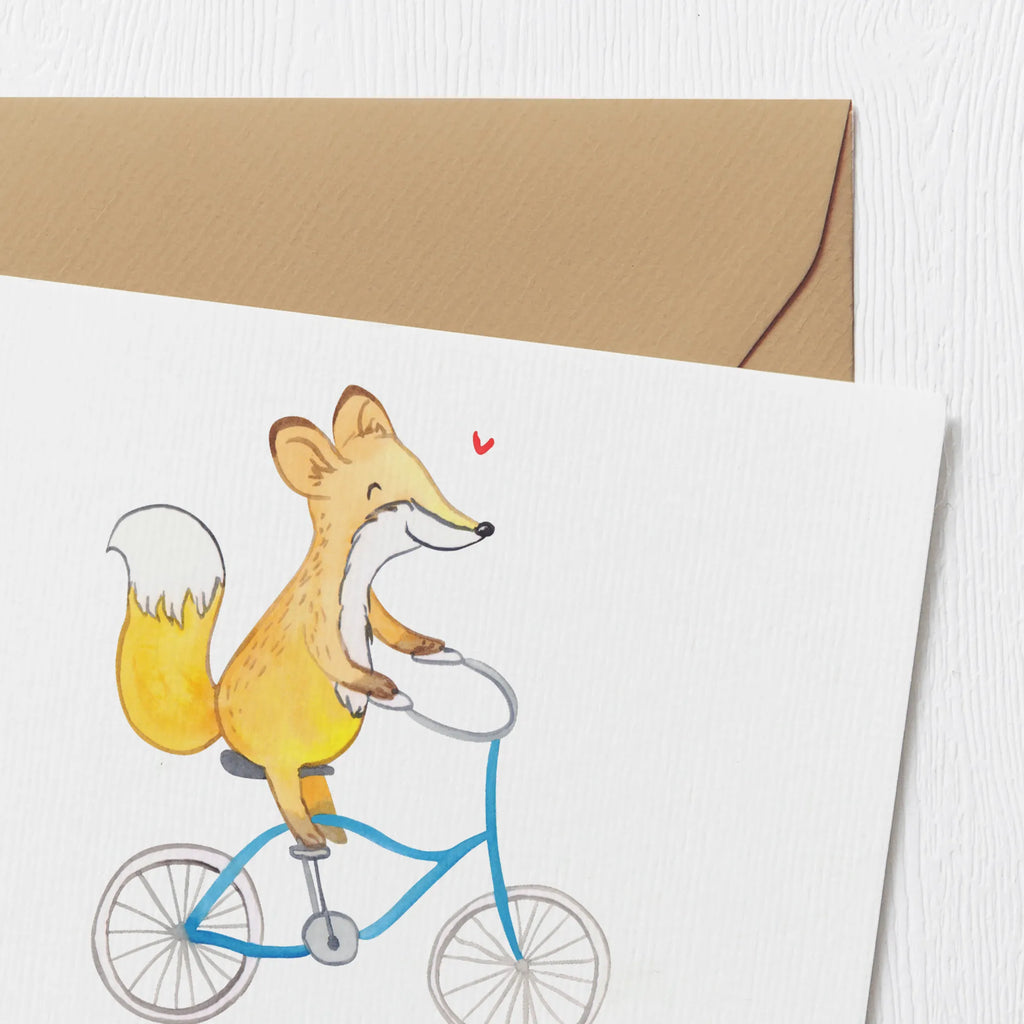 Personalized Deluxe Card Fox cycle Personalisierte Geburtstagskarte, Grußkarten personalisiert, Personalisierte Grußkarte, Personalisierte Einladungskarte, Personalisiertere Klappkarte, Grußkarte selbst gestalten, Grußkarte selber drucken, Grußkarte mit persönlichen Nachrichten, Personalisierte Glückwunschkarte, Grußkarte mit Namen, Grußkarte als Geldgeschenk, Personalisierte Hochzeitskarte, Personalisierte Karte, Geschenk, Sport, Sportart, Hobby, Schenken, Danke, Dankeschön, Auszeichnung, Gewinn, Sportler, Fahrrad fahren, Mountainbiking, Trekking, Radeln, Radsport