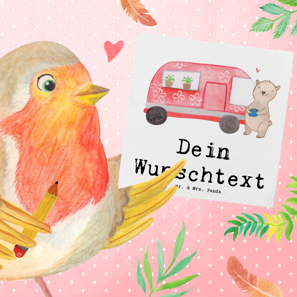 Personalized Deluxe Card bear camper Grußkarte selbst gestalten, Personalisierte Karte, Grußkarte selber drucken, Grußkarte mit persönlichen Nachrichten, Grußkarte mit Namen, Personalisierte Glückwunschkarte, Personalisierte Geburtstagskarte, Grußkarte als Geldgeschenk, Personalisierte Einladungskarte, Personalisiertere Klappkarte, Personalisierte Hochzeitskarte, Grußkarten personalisiert, Personalisierte Grußkarte, Geschenk, Sport, Sportart, Hobby, Schenken, Danke, Dankeschön, Auszeichnung, Gewinn, Sportler, Zelten, Wohnmobil, Campingplatz, Urlaub, Campen, Roadtrip, Camper