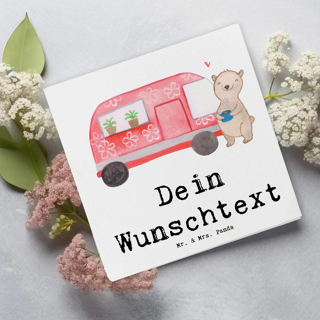 Personalized Deluxe Card bear camper Grußkarte selbst gestalten, Personalisierte Karte, Grußkarte selber drucken, Grußkarte mit persönlichen Nachrichten, Grußkarte mit Namen, Personalisierte Glückwunschkarte, Personalisierte Geburtstagskarte, Grußkarte als Geldgeschenk, Personalisierte Einladungskarte, Personalisiertere Klappkarte, Personalisierte Hochzeitskarte, Grußkarten personalisiert, Personalisierte Grußkarte, Geschenk, Sport, Sportart, Hobby, Schenken, Danke, Dankeschön, Auszeichnung, Gewinn, Sportler, Zelten, Wohnmobil, Campingplatz, Urlaub, Campen, Roadtrip, Camper