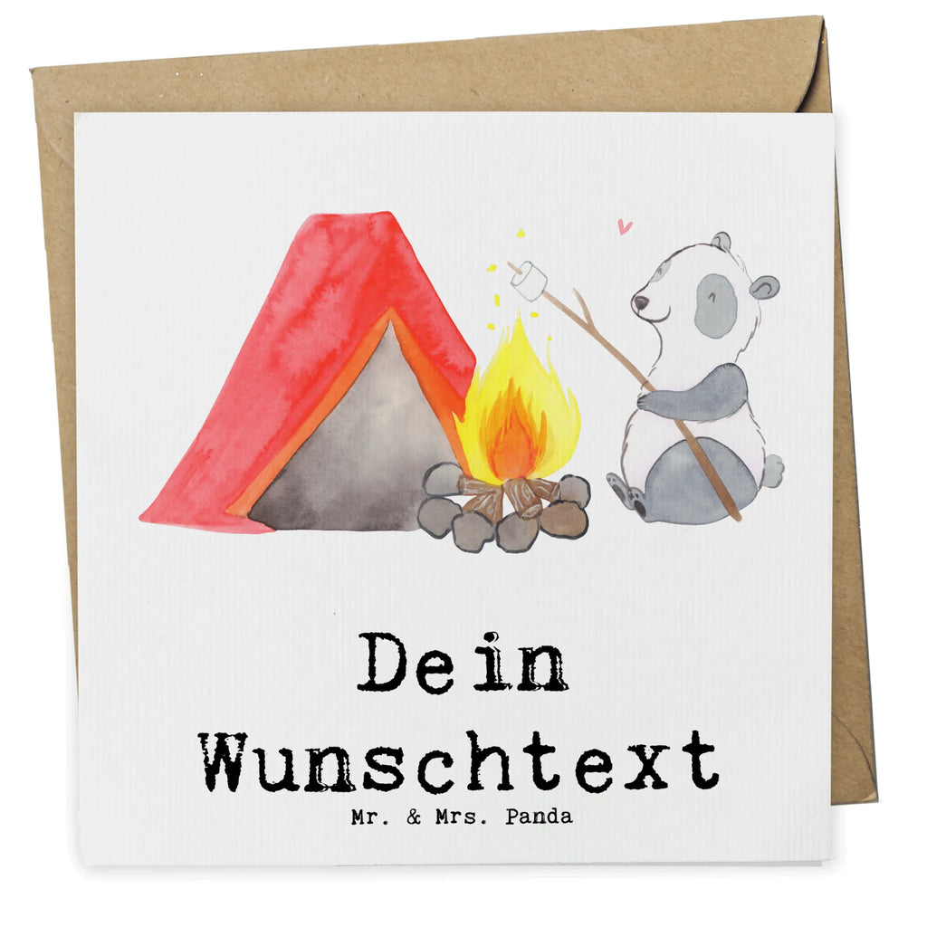 Personalized Deluxe Card panda Camp Grußkarte selber drucken, Grußkarte als Geldgeschenk, Grußkarte mit persönlichen Nachrichten, Personalisierte Karte, Grußkarten personalisiert, Personalisierte Glückwunschkarte, Personalisierte Hochzeitskarte, Personalisierte Einladungskarte, Personalisiertere Klappkarte, Personalisierte Geburtstagskarte, Grußkarte selbst gestalten, Grußkarte mit Namen, Personalisierte Grußkarte, Geschenk, Sport, Sportart, Hobby, Schenken, Danke, Dankeschön, Auszeichnung, Gewinn, Sportler, Campingplatz, Camping, Zelten, campen gehen, Campen