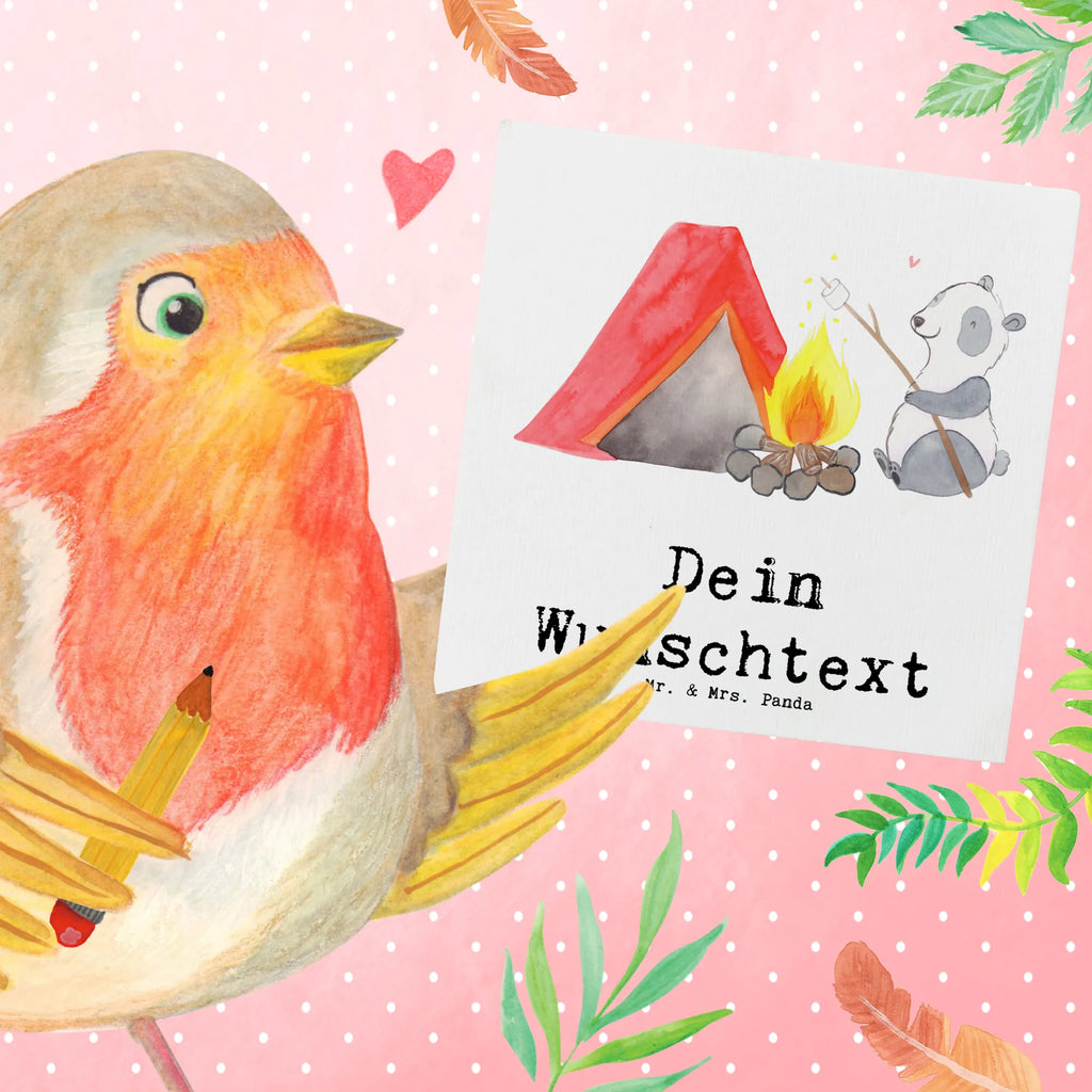 Personalized Deluxe Card panda Camp Grußkarte selber drucken, Grußkarte als Geldgeschenk, Grußkarte mit persönlichen Nachrichten, Personalisierte Karte, Grußkarten personalisiert, Personalisierte Glückwunschkarte, Personalisierte Hochzeitskarte, Personalisierte Einladungskarte, Personalisiertere Klappkarte, Personalisierte Geburtstagskarte, Grußkarte selbst gestalten, Grußkarte mit Namen, Personalisierte Grußkarte, Geschenk, Sport, Sportart, Hobby, Schenken, Danke, Dankeschön, Auszeichnung, Gewinn, Sportler, Campingplatz, Camping, Zelten, campen gehen, Campen