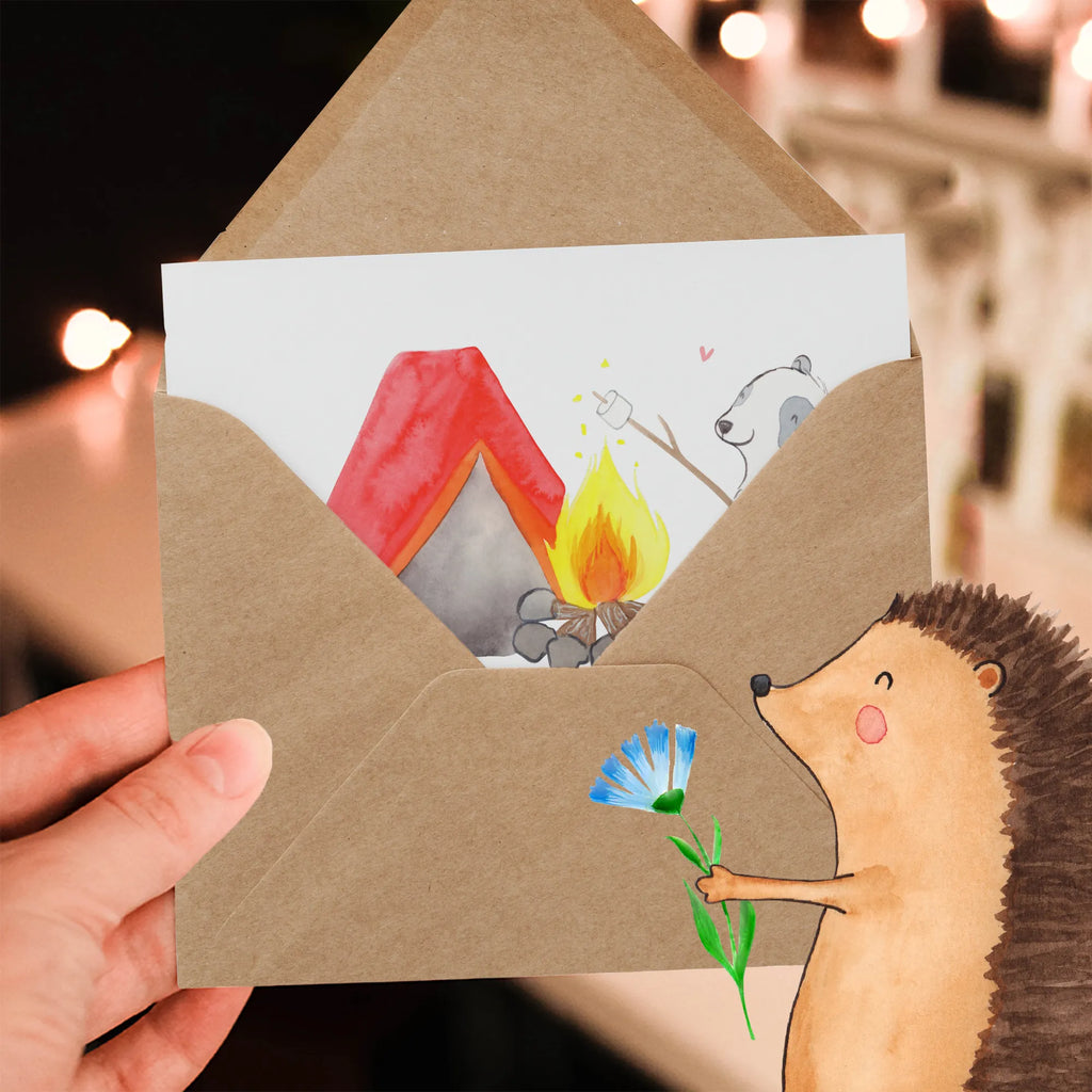 Personalized Deluxe Card panda Camp Grußkarte selber drucken, Grußkarte als Geldgeschenk, Grußkarte mit persönlichen Nachrichten, Personalisierte Karte, Grußkarten personalisiert, Personalisierte Glückwunschkarte, Personalisierte Hochzeitskarte, Personalisierte Einladungskarte, Personalisiertere Klappkarte, Personalisierte Geburtstagskarte, Grußkarte selbst gestalten, Grußkarte mit Namen, Personalisierte Grußkarte, Geschenk, Sport, Sportart, Hobby, Schenken, Danke, Dankeschön, Auszeichnung, Gewinn, Sportler, Campingplatz, Camping, Zelten, campen gehen, Campen