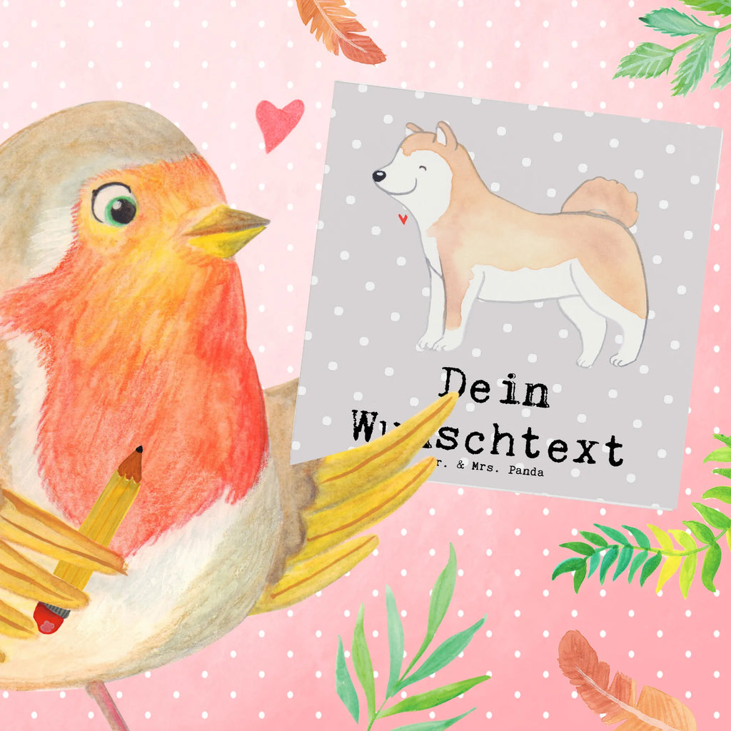 Personalized Deluxe Card Akita Inu Lifesaver Personalisierte Grußkarte, Personalisierte Geburtstagskarte, Personalisierte Einladungskarte, Grußkarte mit persönlichen Nachrichten, Grußkarte als Geldgeschenk, Personalisierte Glückwunschkarte, Grußkarten personalisiert, Personalisierte Karte, Personalisiertere Klappkarte, Grußkarte selber drucken, Grußkarte selbst gestalten, Personalisierte Hochzeitskarte, Grußkarte mit Namen, Hund, Hunderasse, Rassehund, Hundebesitzer, Geschenk, Tierfreund, Schenken, Welpe