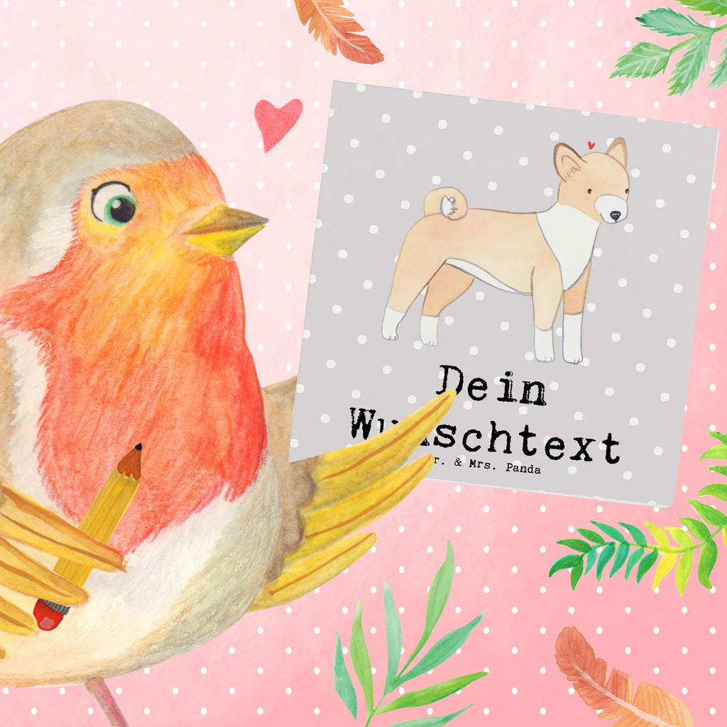 Personalisierte Deluxe Karte Basenji Lebensretter Grußkarte selbst gestalten, Personalisiertere Klappkarte, Personalisierte Karte, Personalisierte Geburtstagskarte, Personalisierte Hochzeitskarte, Grußkarte mit persönlichen Nachrichten, Personalisierte Glückwunschkarte, Personalisierte Einladungskarte, Personalisierte Grußkarte, Grußkarte als Geldgeschenk, Grußkarten personalisiert, Grußkarte mit Namen, Grußkarte selber drucken, Hund, Hunderasse, Rassehund, Hundebesitzer, Geschenk, Tierfreund, Schenken, Welpe, Kongo-Terrier, Basenji