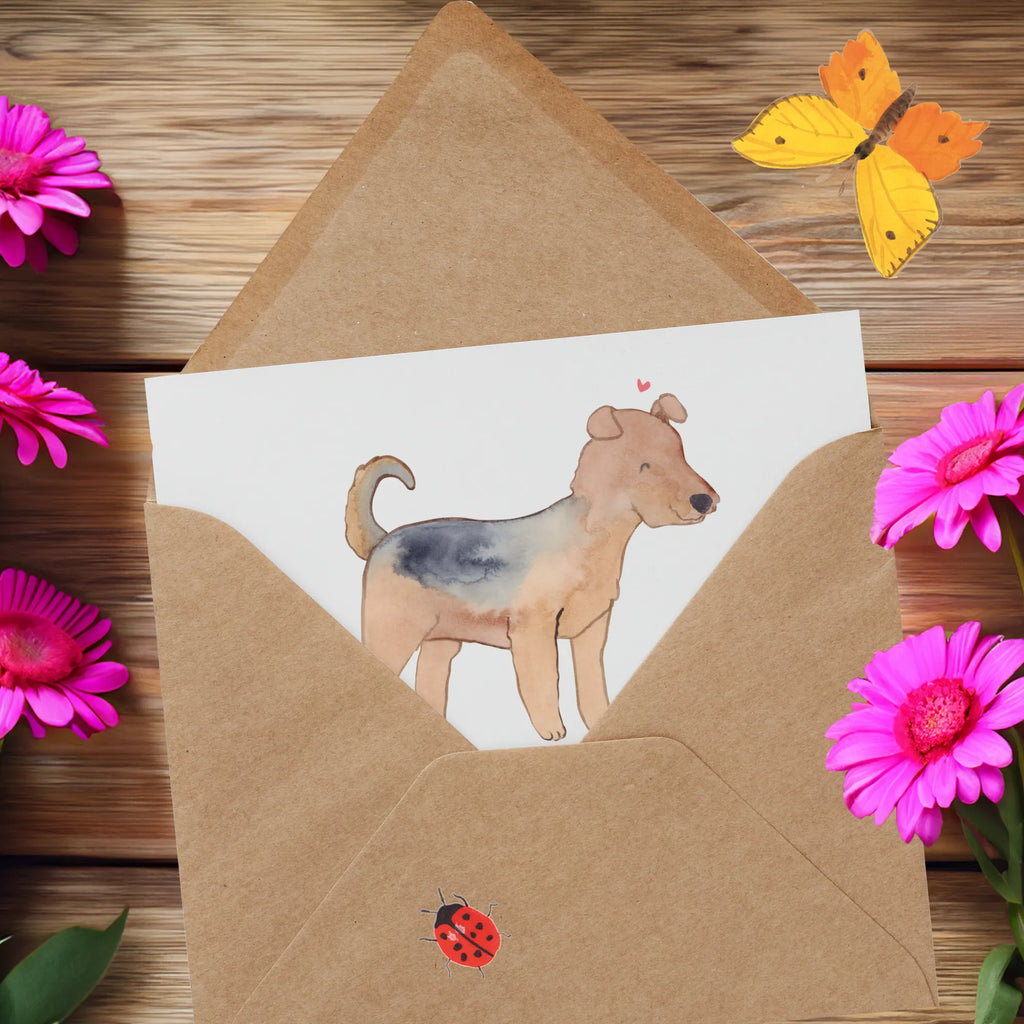 Personalized Deluxe Card Airedale Terrier Lifesaver Personalisierte Hochzeitskarte, Grußkarte mit Namen, Grußkarte mit persönlichen Nachrichten, Grußkarte selbst gestalten, Personalisierte Karte, Personalisierte Grußkarte, Grußkarten personalisiert, Grußkarte als Geldgeschenk, Personalisierte Glückwunschkarte, Personalisierte Einladungskarte, Grußkarte selber drucken, Personalisierte Geburtstagskarte, Personalisiertere Klappkarte, Hund, Hunderasse, Rassehund, Hundebesitzer, Geschenk, Tierfreund, Schenken, Welpe