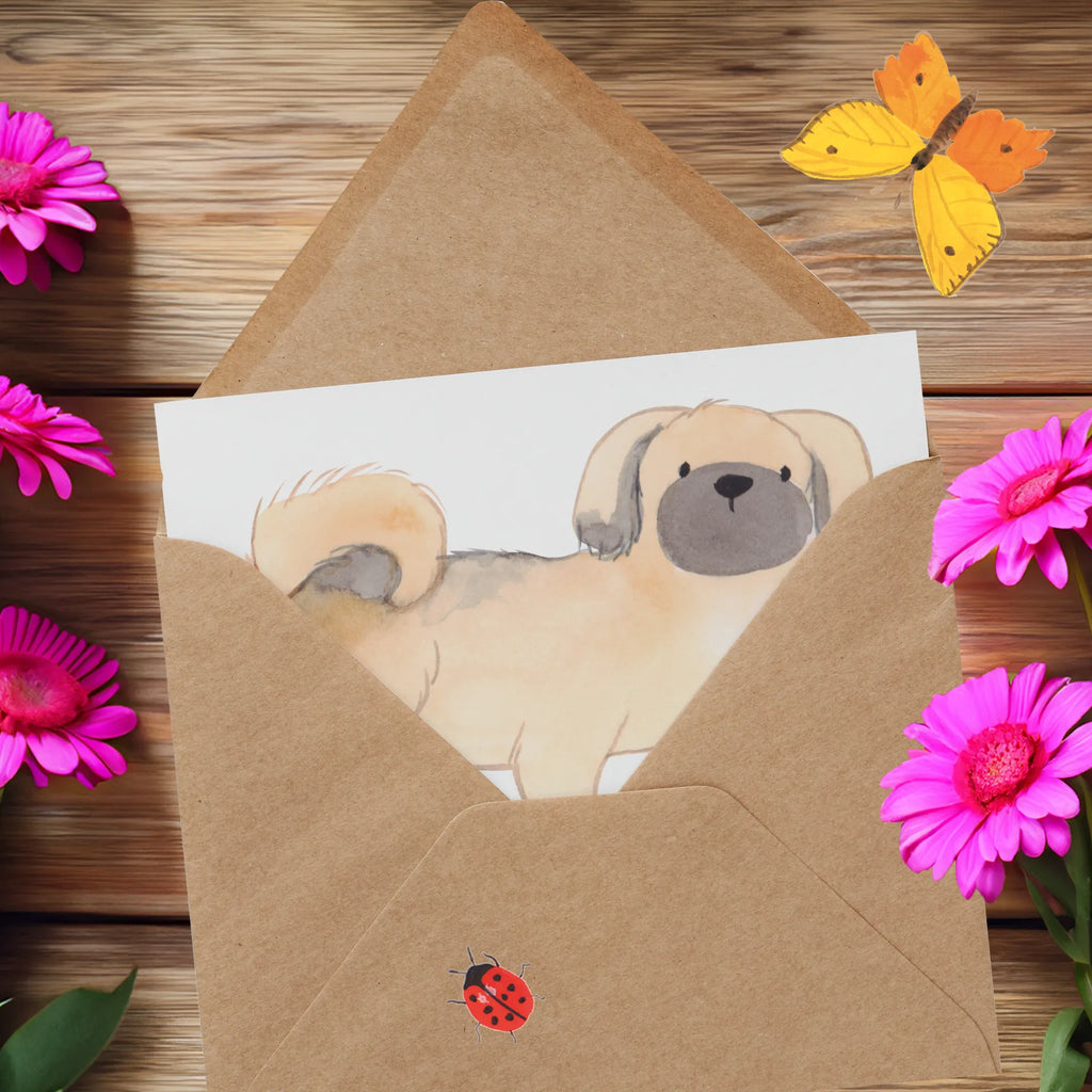 Personalized Deluxe Card Pekingese Lifesaver Personalisierte Einladungskarte, Personalisierte Grußkarte, Grußkarte mit persönlichen Nachrichten, Grußkarte mit Namen, Personalisierte Hochzeitskarte, Grußkarten personalisiert, Grußkarte selbst gestalten, Personalisiertere Klappkarte, Personalisierte Glückwunschkarte, Personalisierte Geburtstagskarte, Grußkarte als Geldgeschenk, Personalisierte Karte, Grußkarte selber drucken, Hund, Hunderasse, Rassehund, Hundebesitzer, Geschenk, Tierfreund, Schenken, Welpe, Pekingese, Peking-Palasthund, Pekinese