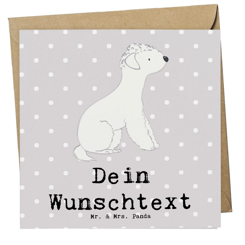 Personalized Deluxe Card Bedlington Terrier Lifesaver Personalisierte Hochzeitskarte, Grußkarten personalisiert, Personalisierte Einladungskarte, Personalisierte Geburtstagskarte, Grußkarte selbst gestalten, Grußkarte selber drucken, Grußkarte als Geldgeschenk, Grußkarte mit Namen, Grußkarte mit persönlichen Nachrichten, Personalisierte Grußkarte, Personalisierte Karte, Personalisierte Glückwunschkarte, Personalisiertere Klappkarte, Hund, Hunderasse, Rassehund, Hundebesitzer, Geschenk, Tierfreund, Schenken, Welpe, Terrier, Bedlington Terrier