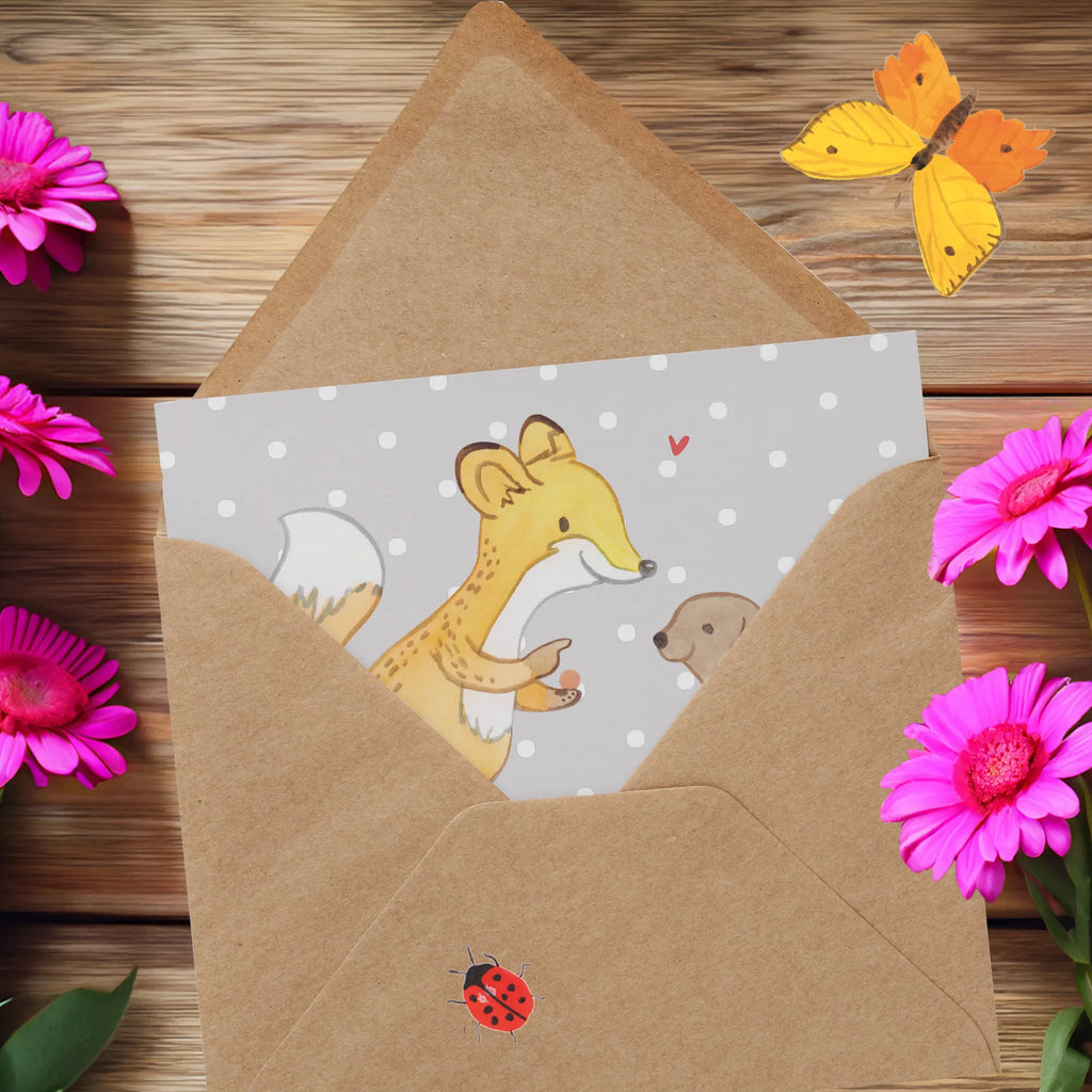Personalized Deluxe Card Fox dog training Personalisierte Geburtstagskarte, Grußkarte mit persönlichen Nachrichten, Grußkarte als Geldgeschenk, Personalisiertere Klappkarte, Personalisierte Grußkarte, Grußkarte selber drucken, Grußkarte selbst gestalten, Personalisierte Karte, Personalisierte Einladungskarte, Personalisierte Hochzeitskarte, Personalisierte Glückwunschkarte, Grußkarten personalisiert, Grußkarte mit Namen, Geschenk, Sport, Sportart, Hobby, Schenken, Danke, Dankeschön, Auszeichnung, Gewinn, Sportler, Hundeprüfung, Hundetraining, Hundeerziehung, Welpenschule, Hundeschule