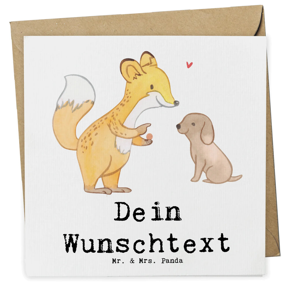 Personalized Deluxe Card Fox dog training Personalisierte Geburtstagskarte, Grußkarte mit persönlichen Nachrichten, Grußkarte als Geldgeschenk, Personalisiertere Klappkarte, Personalisierte Grußkarte, Grußkarte selber drucken, Grußkarte selbst gestalten, Personalisierte Karte, Personalisierte Einladungskarte, Personalisierte Hochzeitskarte, Personalisierte Glückwunschkarte, Grußkarten personalisiert, Grußkarte mit Namen, Geschenk, Sport, Sportart, Hobby, Schenken, Danke, Dankeschön, Auszeichnung, Gewinn, Sportler, Hundeprüfung, Hundetraining, Hundeerziehung, Welpenschule, Hundeschule