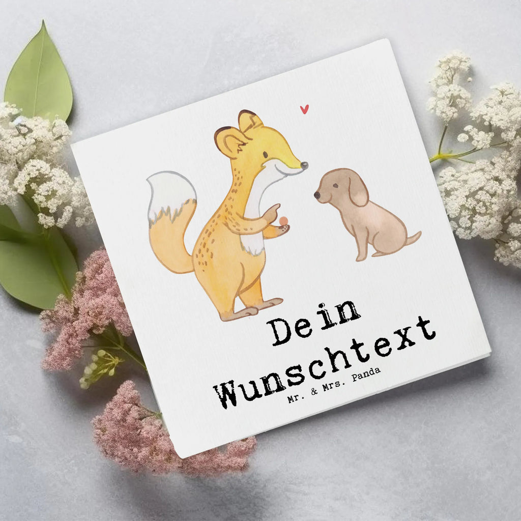 Personalized Deluxe Card Fox dog training Personalisierte Geburtstagskarte, Grußkarte mit persönlichen Nachrichten, Grußkarte als Geldgeschenk, Personalisiertere Klappkarte, Personalisierte Grußkarte, Grußkarte selber drucken, Grußkarte selbst gestalten, Personalisierte Karte, Personalisierte Einladungskarte, Personalisierte Hochzeitskarte, Personalisierte Glückwunschkarte, Grußkarten personalisiert, Grußkarte mit Namen, Geschenk, Sport, Sportart, Hobby, Schenken, Danke, Dankeschön, Auszeichnung, Gewinn, Sportler, Hundeprüfung, Hundetraining, Hundeerziehung, Welpenschule, Hundeschule