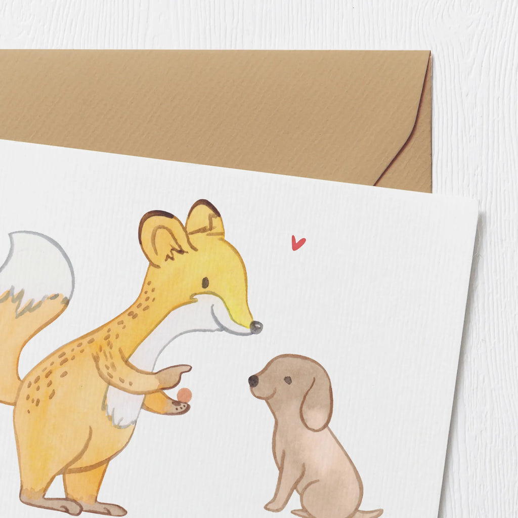 Personalized Deluxe Card Fox dog training Personalisierte Geburtstagskarte, Grußkarte mit persönlichen Nachrichten, Grußkarte als Geldgeschenk, Personalisiertere Klappkarte, Personalisierte Grußkarte, Grußkarte selber drucken, Grußkarte selbst gestalten, Personalisierte Karte, Personalisierte Einladungskarte, Personalisierte Hochzeitskarte, Personalisierte Glückwunschkarte, Grußkarten personalisiert, Grußkarte mit Namen, Geschenk, Sport, Sportart, Hobby, Schenken, Danke, Dankeschön, Auszeichnung, Gewinn, Sportler, Hundeprüfung, Hundetraining, Hundeerziehung, Welpenschule, Hundeschule