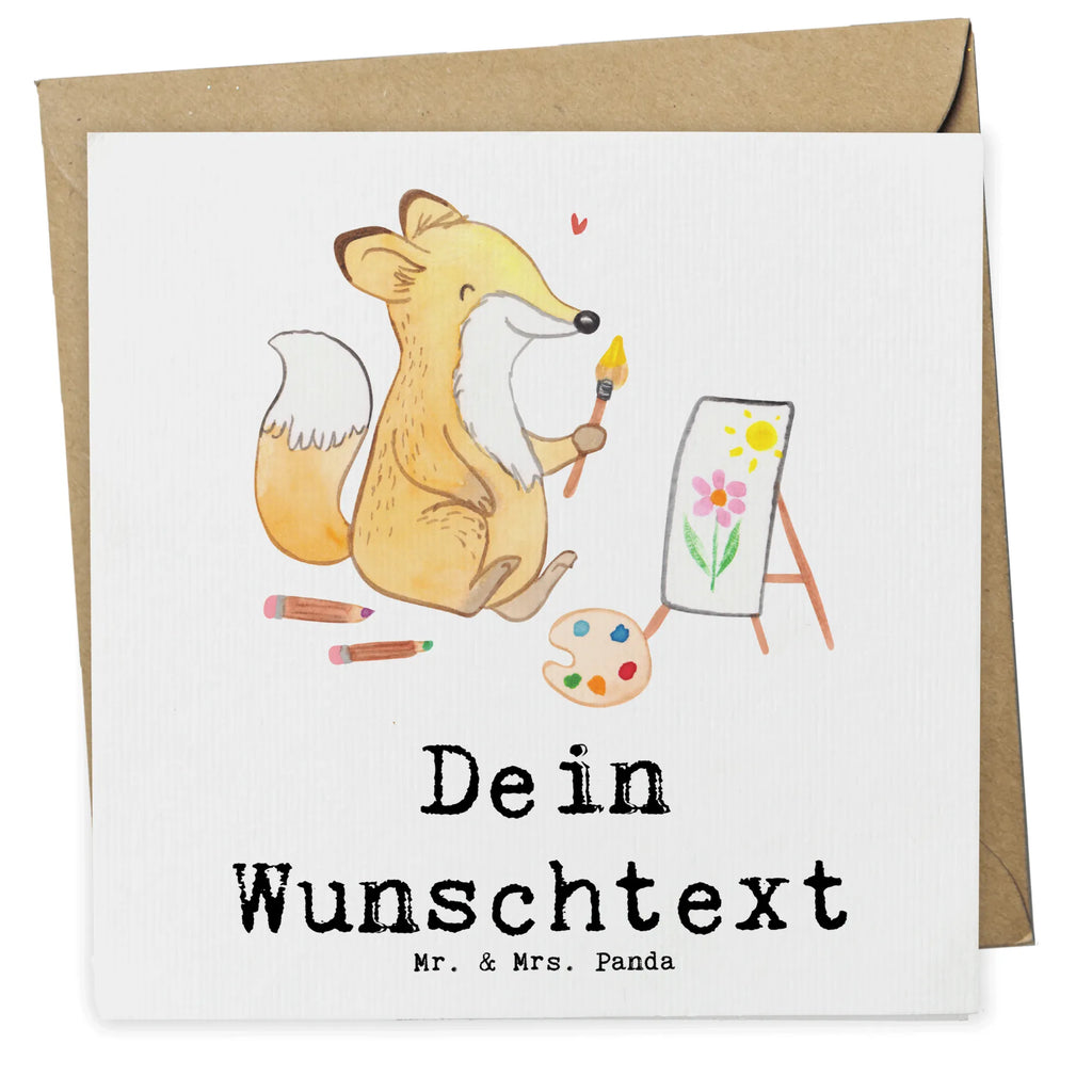 Personalized Deluxe Card Fox To paint Personalisierte Geburtstagskarte, Grußkarte selber drucken, Personalisierte Glückwunschkarte, Personalisierte Grußkarte, Grußkarten personalisiert, Personalisierte Einladungskarte, Grußkarte als Geldgeschenk, Personalisierte Hochzeitskarte, Personalisiertere Klappkarte, Grußkarte mit persönlichen Nachrichten, Grußkarte selbst gestalten, Personalisierte Karte, Grußkarte mit Namen, Geschenk, Sport, Sportart, Hobby, Schenken, Danke, Dankeschön, Auszeichnung, Gewinn, Sportler, Malen, Zeichnen, Künstler, Künstlerin, Hobbyzeichner