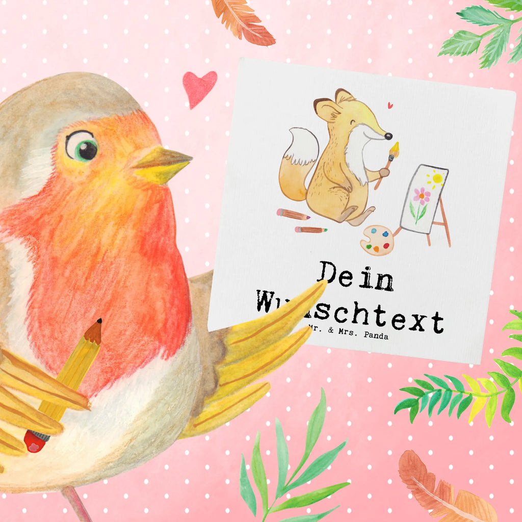Personalized Deluxe Card Fox To paint Personalisierte Geburtstagskarte, Grußkarte selber drucken, Personalisierte Glückwunschkarte, Personalisierte Grußkarte, Grußkarten personalisiert, Personalisierte Einladungskarte, Grußkarte als Geldgeschenk, Personalisierte Hochzeitskarte, Personalisiertere Klappkarte, Grußkarte mit persönlichen Nachrichten, Grußkarte selbst gestalten, Personalisierte Karte, Grußkarte mit Namen, Geschenk, Sport, Sportart, Hobby, Schenken, Danke, Dankeschön, Auszeichnung, Gewinn, Sportler, Malen, Zeichnen, Künstler, Künstlerin, Hobbyzeichner