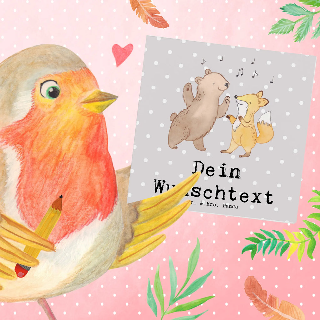Personalized Deluxe Card Hare Dance Personalisierte Geburtstagskarte, Grußkarte selbst gestalten, Personalisierte Glückwunschkarte, Personalisierte Hochzeitskarte, Grußkarte selber drucken, Personalisierte Einladungskarte, Grußkarten personalisiert, Grußkarte mit persönlichen Nachrichten, Grußkarte als Geldgeschenk, Grußkarte mit Namen, Personalisiertere Klappkarte, Personalisierte Karte, Personalisierte Grußkarte, Geschenk, Sport, Sportart, Hobby, Schenken, Danke, Dankeschön, Auszeichnung, Gewinn, Sportler, tanzen gehen, Tanzschule, Tanzkurs, Tanzen