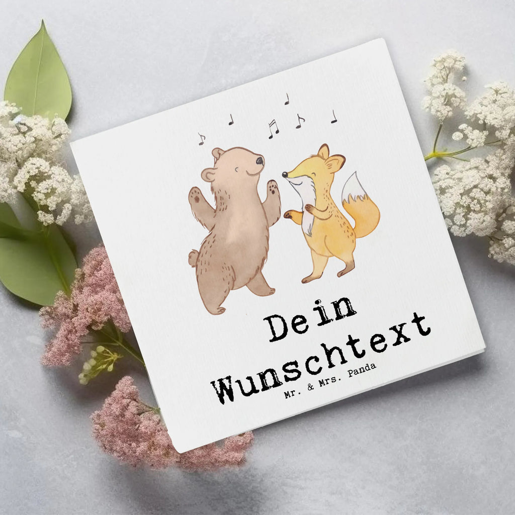 Personalized Deluxe Card Hare Dance Personalisierte Geburtstagskarte, Grußkarte selbst gestalten, Personalisierte Glückwunschkarte, Personalisierte Hochzeitskarte, Grußkarte selber drucken, Personalisierte Einladungskarte, Grußkarten personalisiert, Grußkarte mit persönlichen Nachrichten, Grußkarte als Geldgeschenk, Grußkarte mit Namen, Personalisiertere Klappkarte, Personalisierte Karte, Personalisierte Grußkarte, Geschenk, Sport, Sportart, Hobby, Schenken, Danke, Dankeschön, Auszeichnung, Gewinn, Sportler, tanzen gehen, Tanzschule, Tanzkurs, Tanzen
