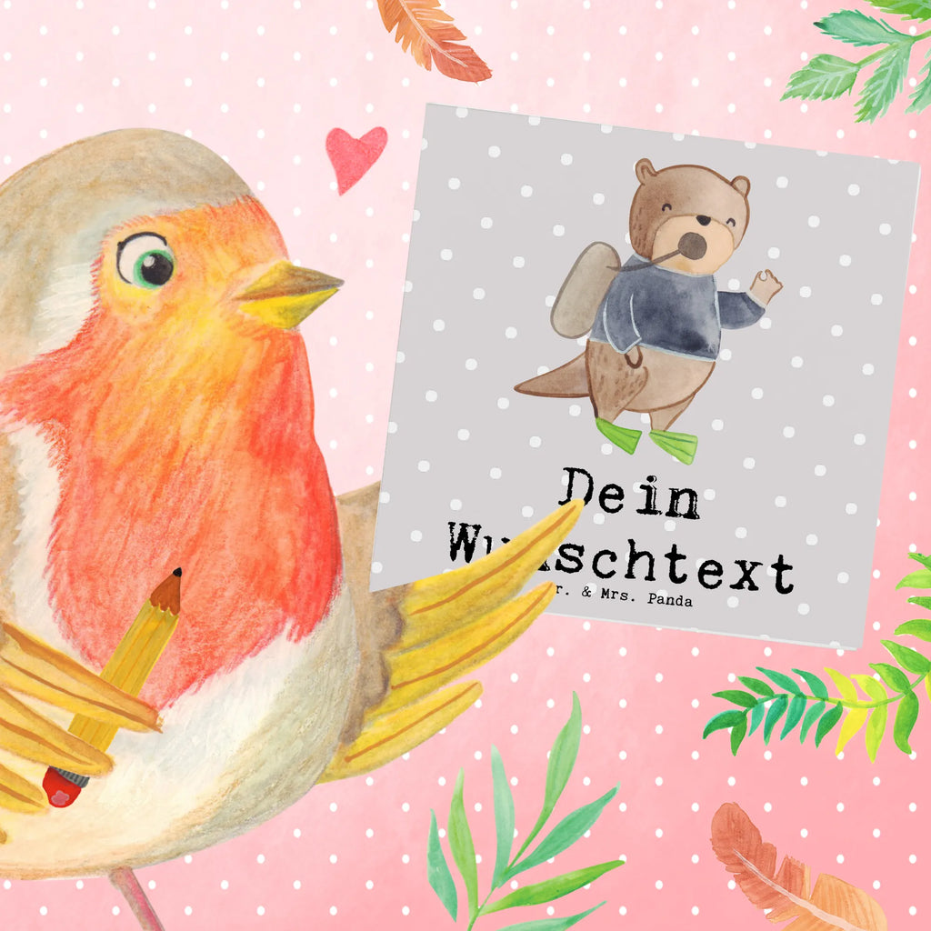 Personalisierte Deluxe Karte Tauchlehrer Herz Grußkarte selber drucken, Grußkarte selbst gestalten, Personalisierte Karte, Personalisierte Hochzeitskarte, Grußkarten personalisiert, Personalisierte Geburtstagskarte, Grußkarte mit Namen, Personalisiertere Klappkarte, Personalisierte Grußkarte, Personalisierte Glückwunschkarte, Personalisierte Einladungskarte, Grußkarte mit persönlichen Nachrichten, Grußkarte als Geldgeschenk, Beruf, Ausbildung, Jubiläum, Abschied, Rente, Kollege, Kollegin, Geschenk, Schenken, Arbeitskollege, Mitarbeiter, Firma, Danke, Dankeschön