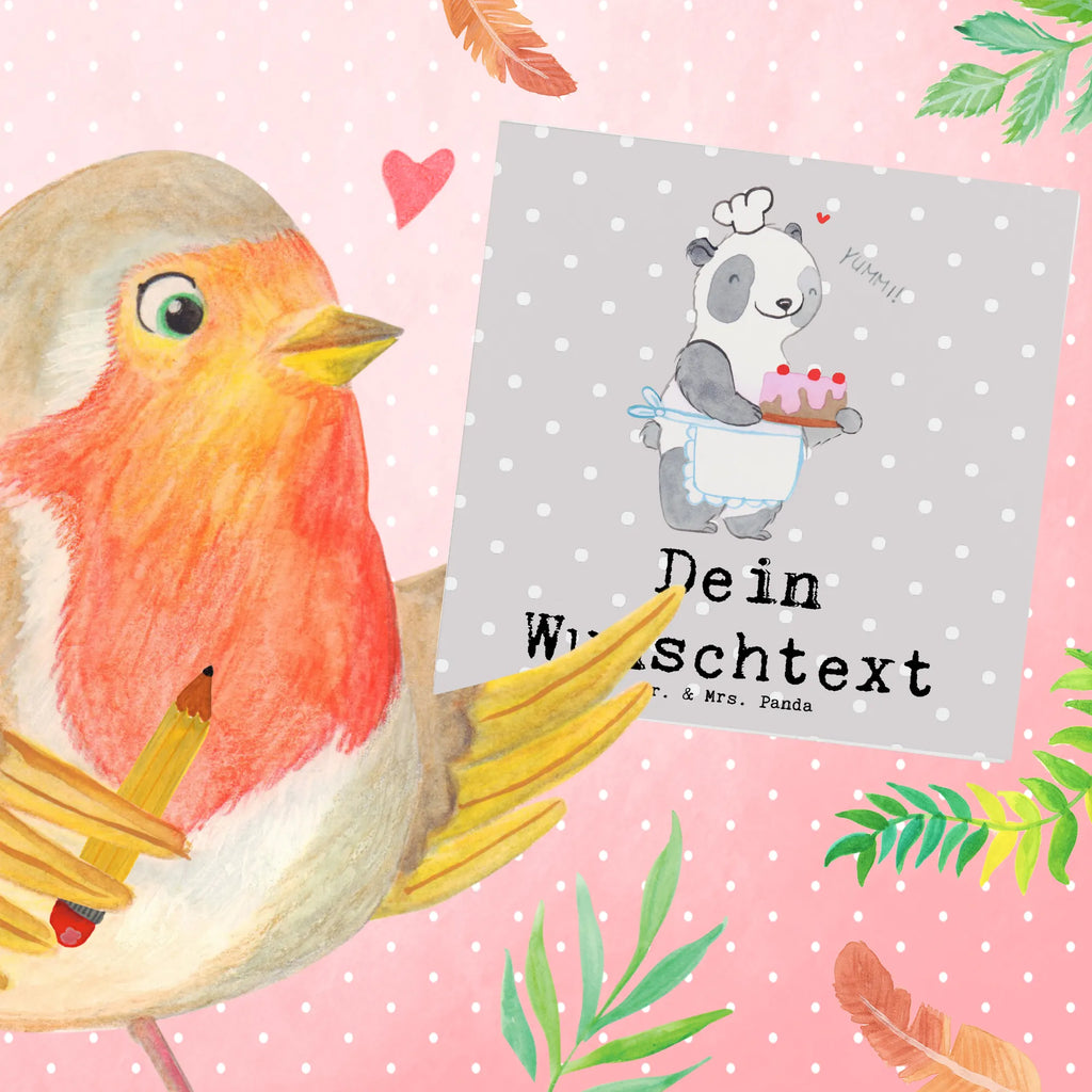 Personalisierte Deluxe Karte Panda Backen Personalisierte Glückwunschkarte, Personalisiertere Klappkarte, Personalisierte Geburtstagskarte, Personalisierte Hochzeitskarte, Grußkarten personalisiert, Personalisierte Einladungskarte, Grußkarte als Geldgeschenk, Grußkarte mit Namen, Grußkarte selbst gestalten, Personalisierte Karte, Grußkarte mit persönlichen Nachrichten, Personalisierte Grußkarte, Grußkarte selber drucken, Geschenk, Sport, Sportart, Hobby, Schenken, Danke, Dankeschön, Auszeichnung, Gewinn, Sportler, Kuchen backen, backen, Hobbybäcker