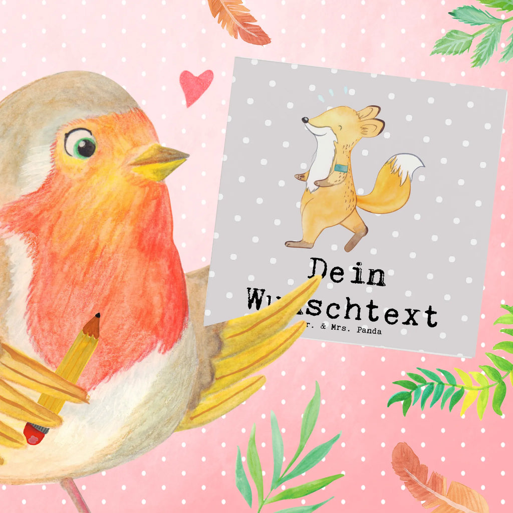 Personalized Deluxe Card Fox Jog Grußkarte mit persönlichen Nachrichten, Grußkarte als Geldgeschenk, Personalisierte Karte, Grußkarte selber drucken, Personalisierte Glückwunschkarte, Grußkarten personalisiert, Grußkarte mit Namen, Personalisierte Grußkarte, Personalisiertere Klappkarte, Grußkarte selbst gestalten, Personalisierte Hochzeitskarte, Personalisierte Einladungskarte, Personalisierte Geburtstagskarte, Geschenk, Sport, Sportart, Hobby, Schenken, Danke, Dankeschön, Auszeichnung, Gewinn, Sportler, Laufen, Laufsport, Joggen, Dauerlauf