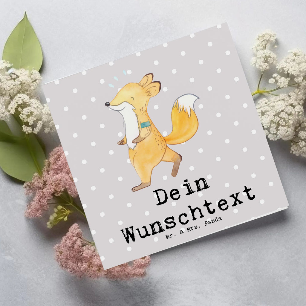 Personalized Deluxe Card Fox Jog Grußkarte mit persönlichen Nachrichten, Grußkarte als Geldgeschenk, Personalisierte Karte, Grußkarte selber drucken, Personalisierte Glückwunschkarte, Grußkarten personalisiert, Grußkarte mit Namen, Personalisierte Grußkarte, Personalisiertere Klappkarte, Grußkarte selbst gestalten, Personalisierte Hochzeitskarte, Personalisierte Einladungskarte, Personalisierte Geburtstagskarte, Geschenk, Sport, Sportart, Hobby, Schenken, Danke, Dankeschön, Auszeichnung, Gewinn, Sportler, Laufen, Laufsport, Joggen, Dauerlauf