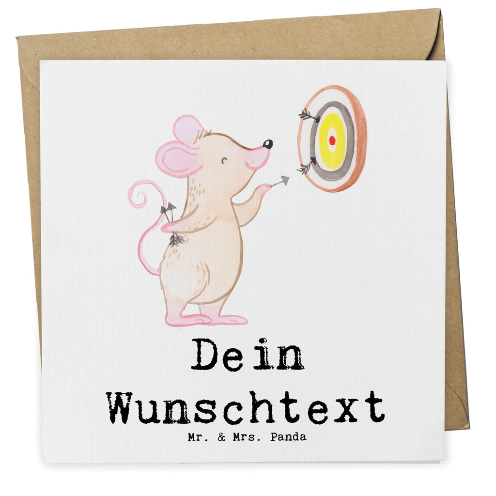 Personalized Deluxe Card Mouse play darts Personalisierte Glückwunschkarte, Grußkarte mit Namen, Personalisierte Grußkarte, Grußkarte selbst gestalten, Personalisierte Geburtstagskarte, Personalisierte Einladungskarte, Personalisierte Hochzeitskarte, Grußkarte mit persönlichen Nachrichten, Grußkarte als Geldgeschenk, Personalisiertere Klappkarte, Personalisierte Karte, Grußkarten personalisiert, Grußkarte selber drucken, Geschenk, Sport, Sportart, Hobby, Schenken, Danke, Dankeschön, Auszeichnung, Gewinn, Sportler, Dart spielen, Darten, Dart Turnier, Darts