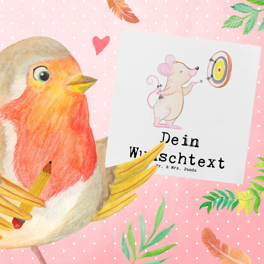 Personalized Deluxe Card Mouse play darts Personalisierte Glückwunschkarte, Grußkarte mit Namen, Personalisierte Grußkarte, Grußkarte selbst gestalten, Personalisierte Geburtstagskarte, Personalisierte Einladungskarte, Personalisierte Hochzeitskarte, Grußkarte mit persönlichen Nachrichten, Grußkarte als Geldgeschenk, Personalisiertere Klappkarte, Personalisierte Karte, Grußkarten personalisiert, Grußkarte selber drucken, Geschenk, Sport, Sportart, Hobby, Schenken, Danke, Dankeschön, Auszeichnung, Gewinn, Sportler, Dart spielen, Darten, Dart Turnier, Darts